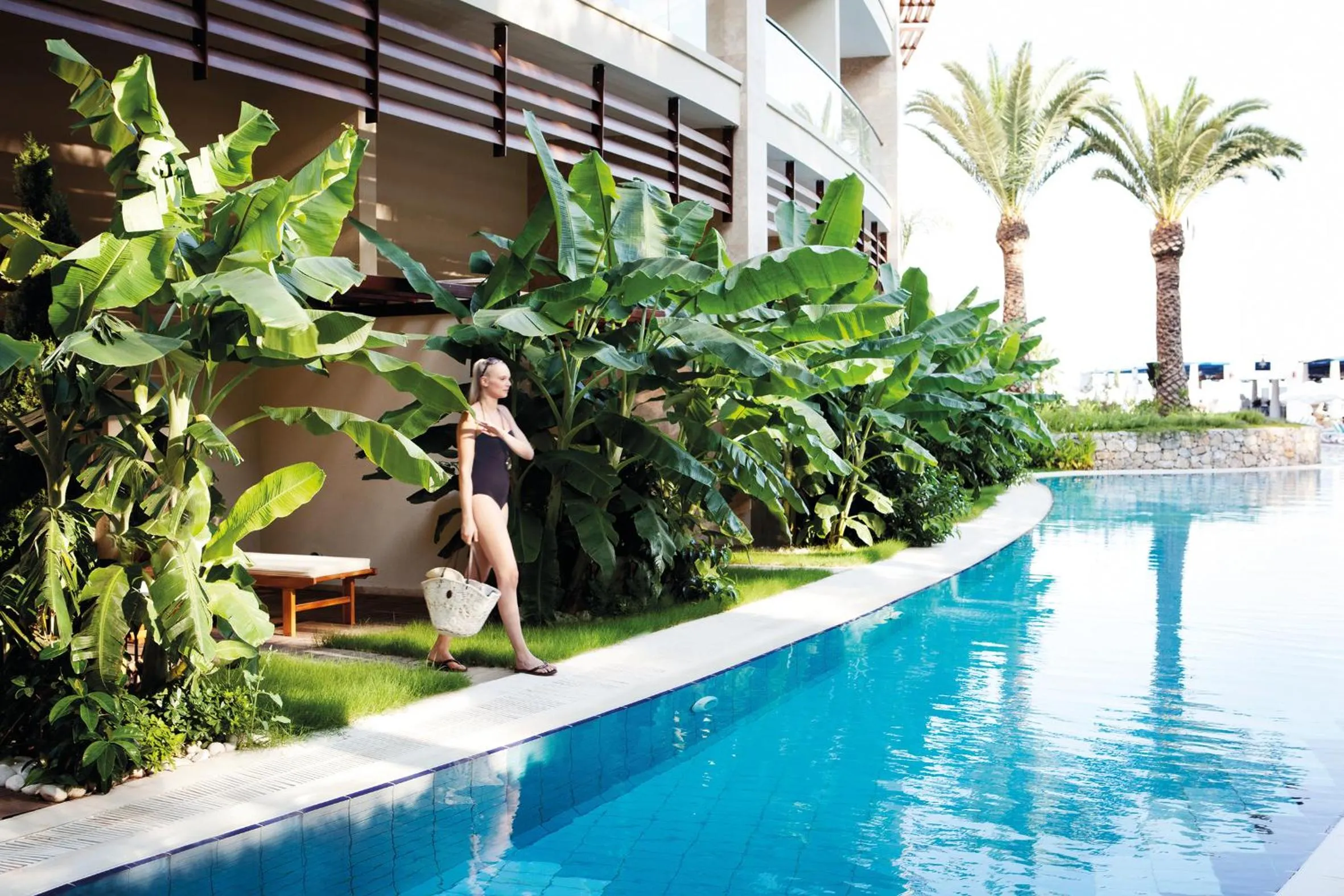 Pool view in Paloma Pasha