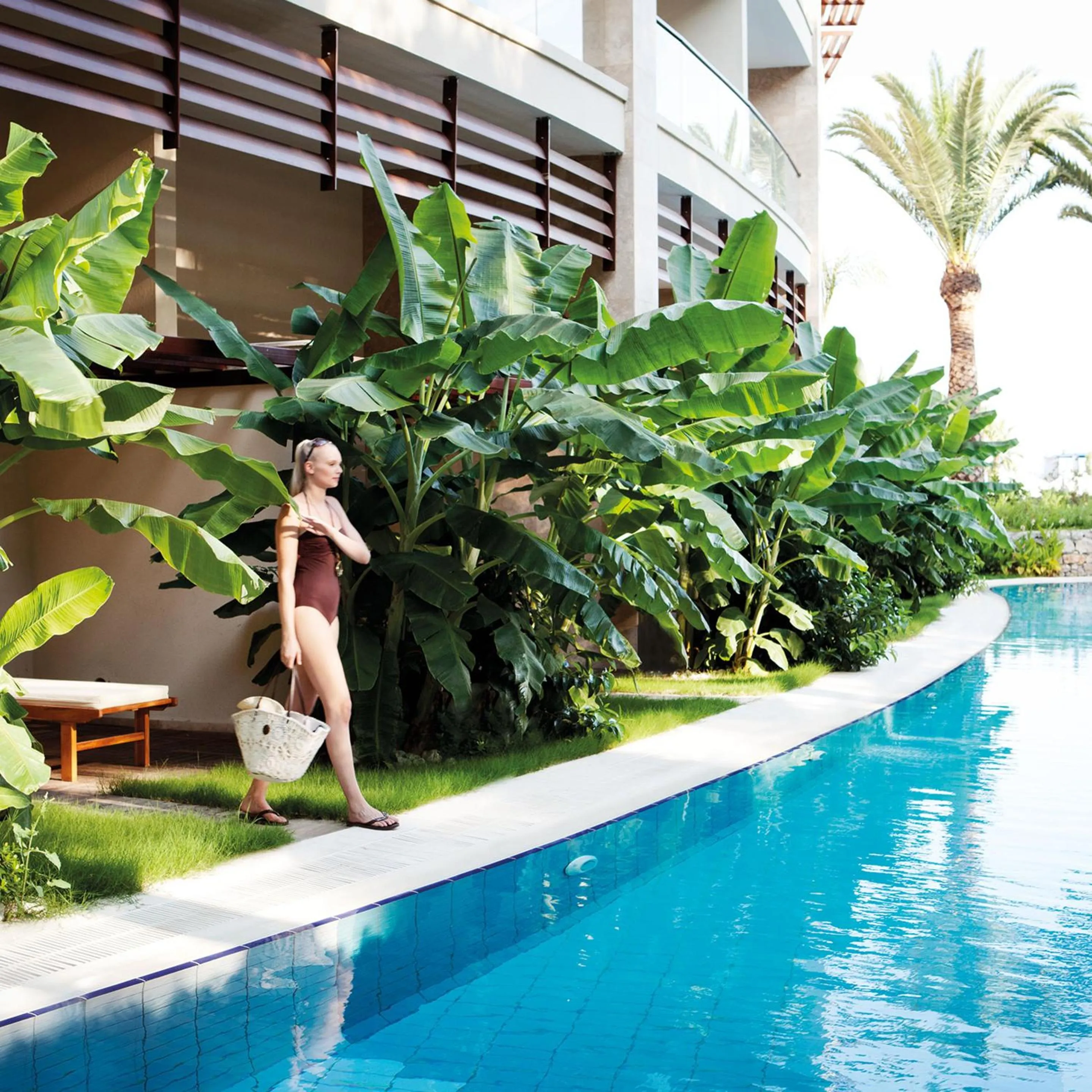 Pool view in Paloma Pasha