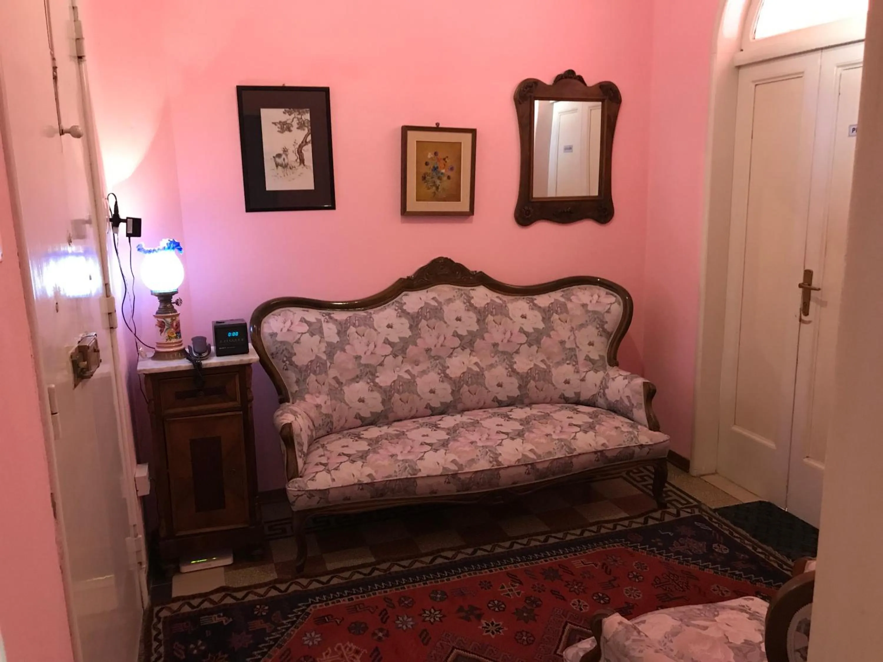 Living room in Affittacamere LA MUSA