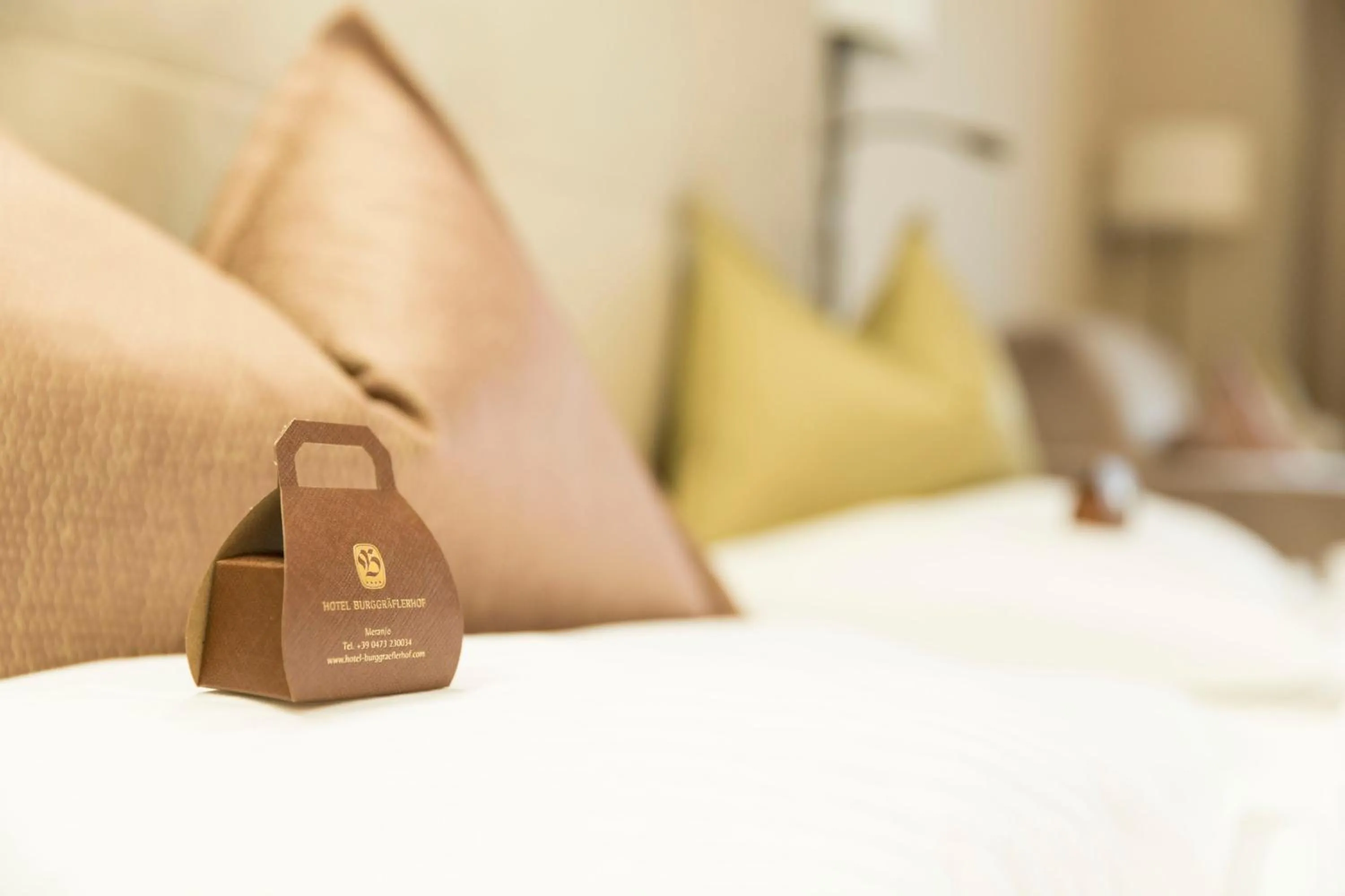 Decorative detail, Bed in Hotel Burggräflerhof