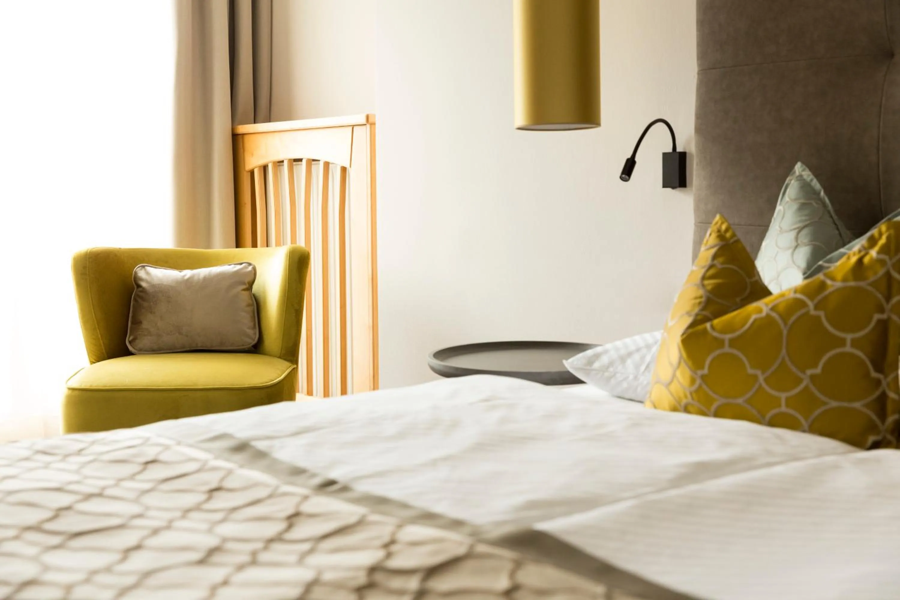 Bed in Hotel Burggräflerhof