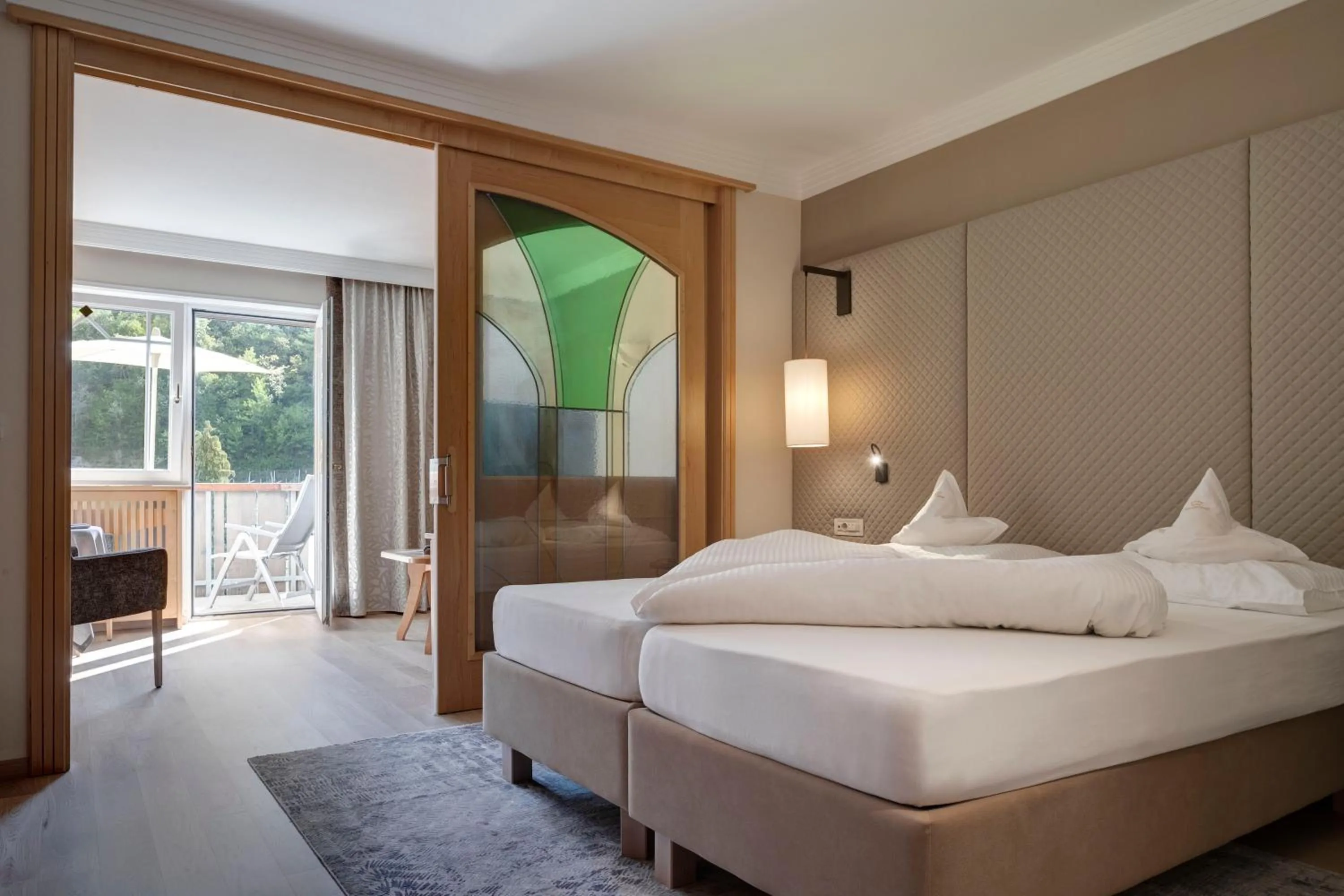 Bed in Hotel Burggräflerhof