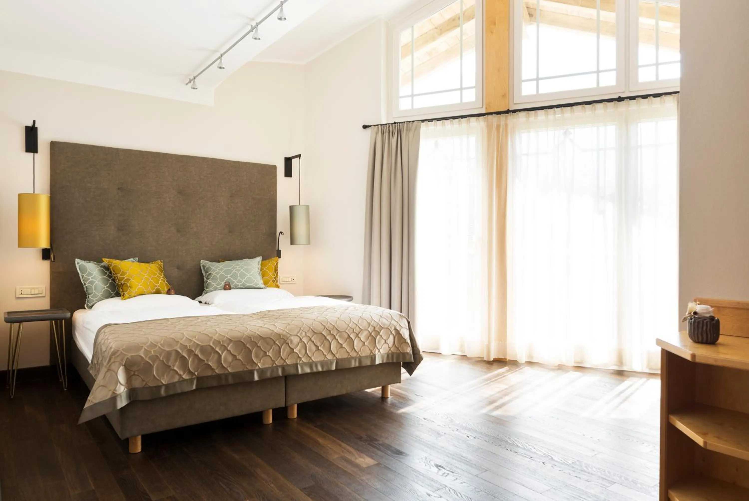 Decorative detail, Bed in Hotel Burggräflerhof