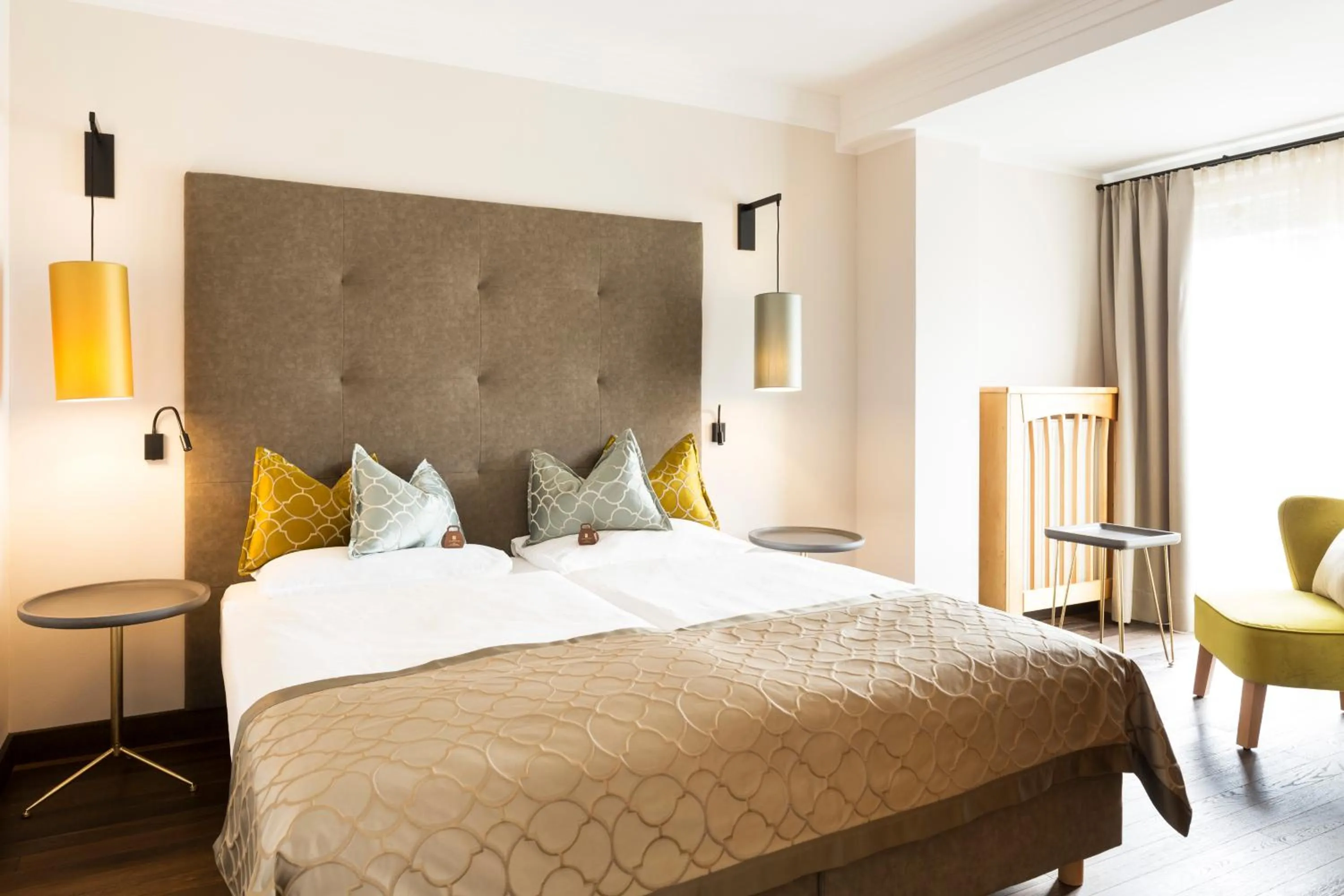 Photo of the whole room, Bed in Hotel Burggräflerhof