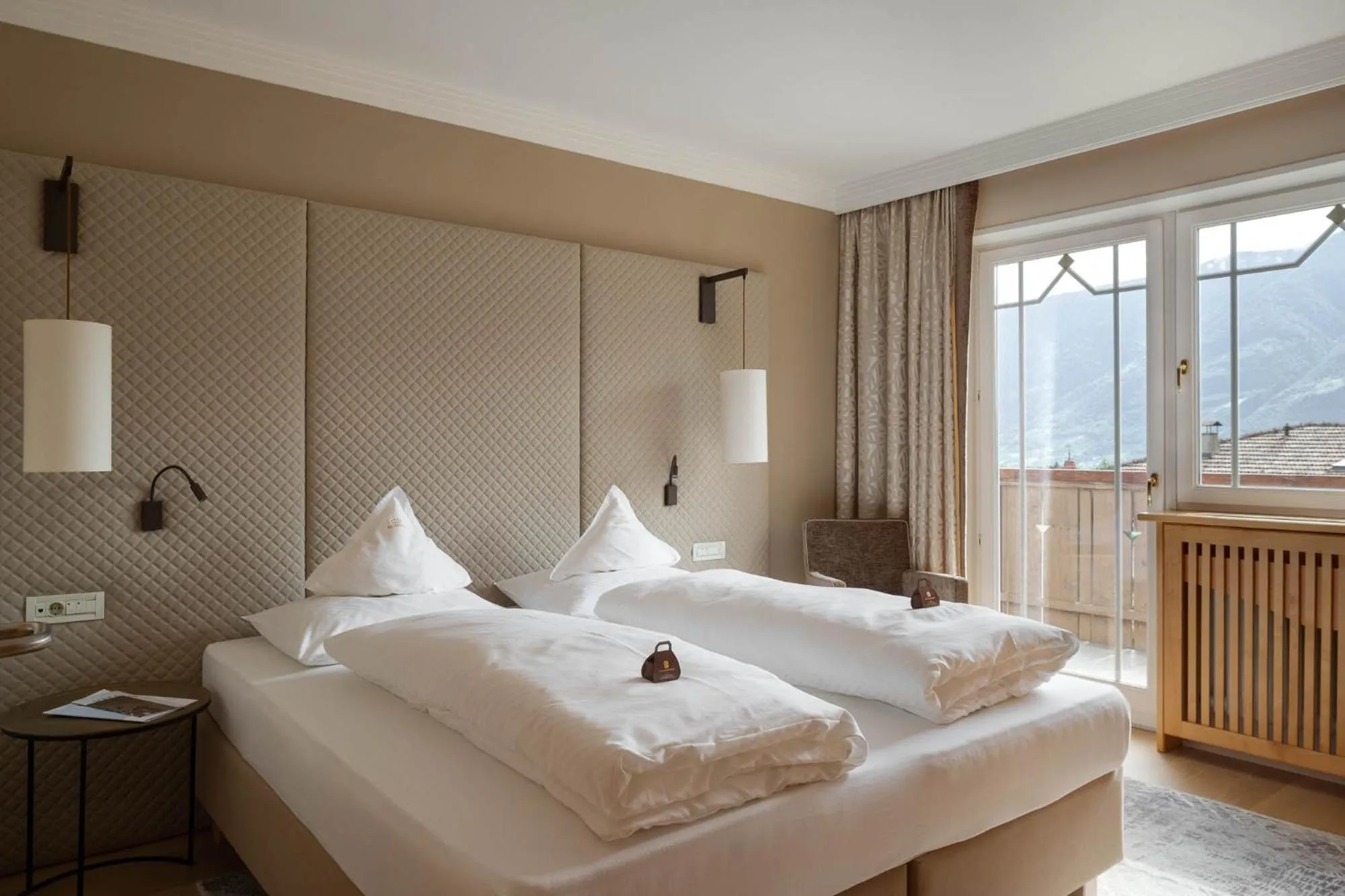 Bed in Hotel Burggräflerhof