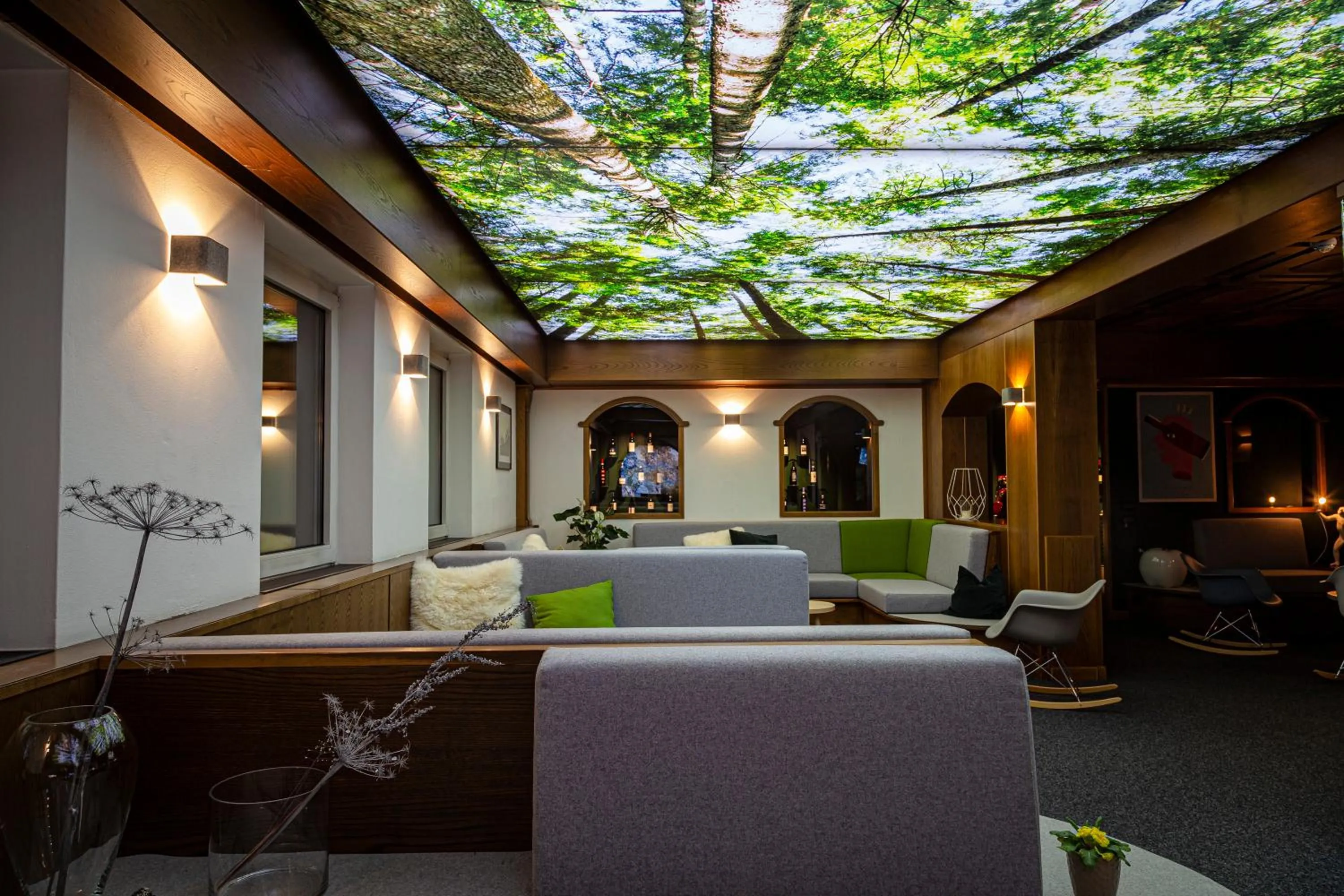 Communal lounge/ TV room in Hotel B&B Andreas