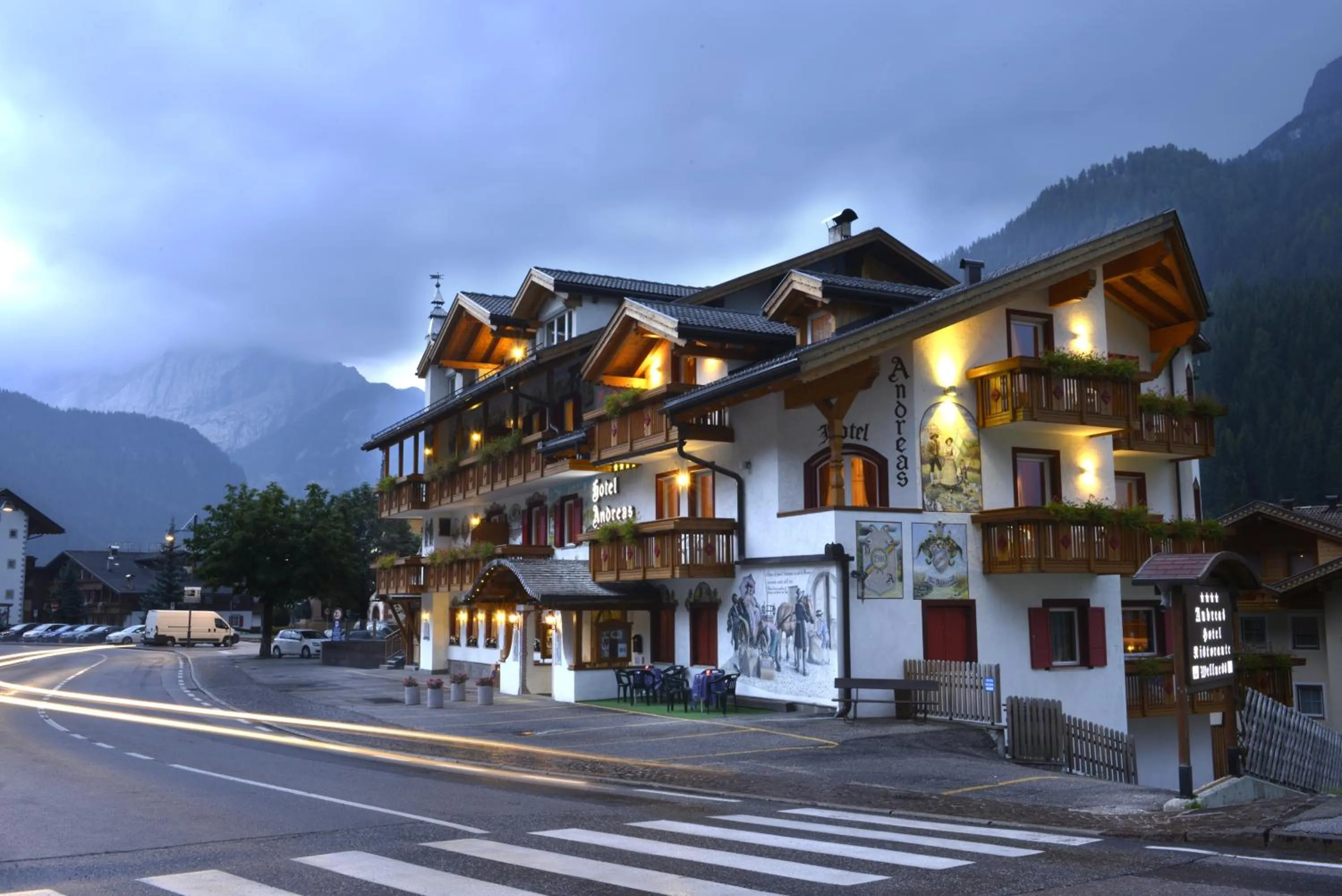 Property building in Hotel B&B Andreas