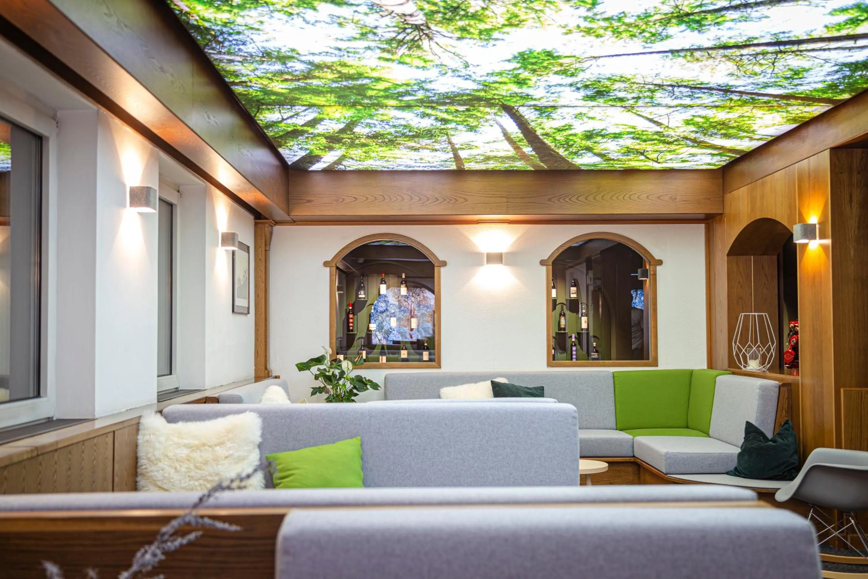 Communal lounge/ TV room in Hotel B&B Andreas