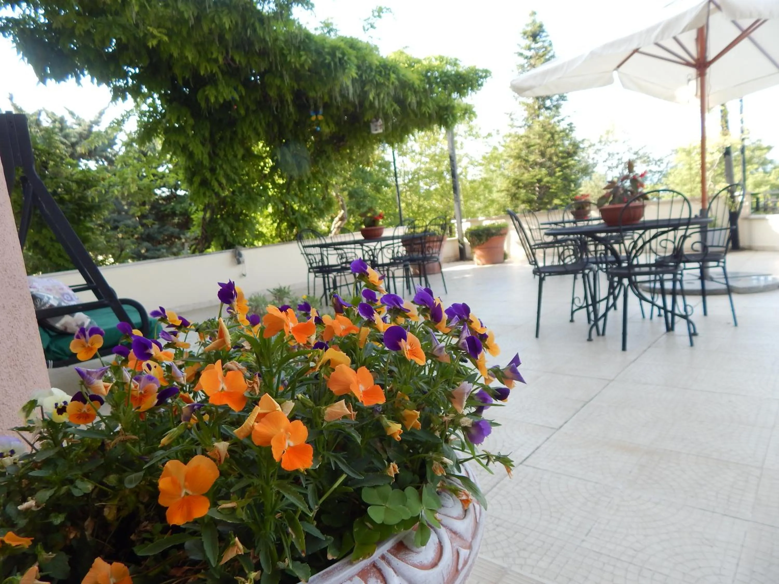 Balcony/Terrace in B&B La Meta