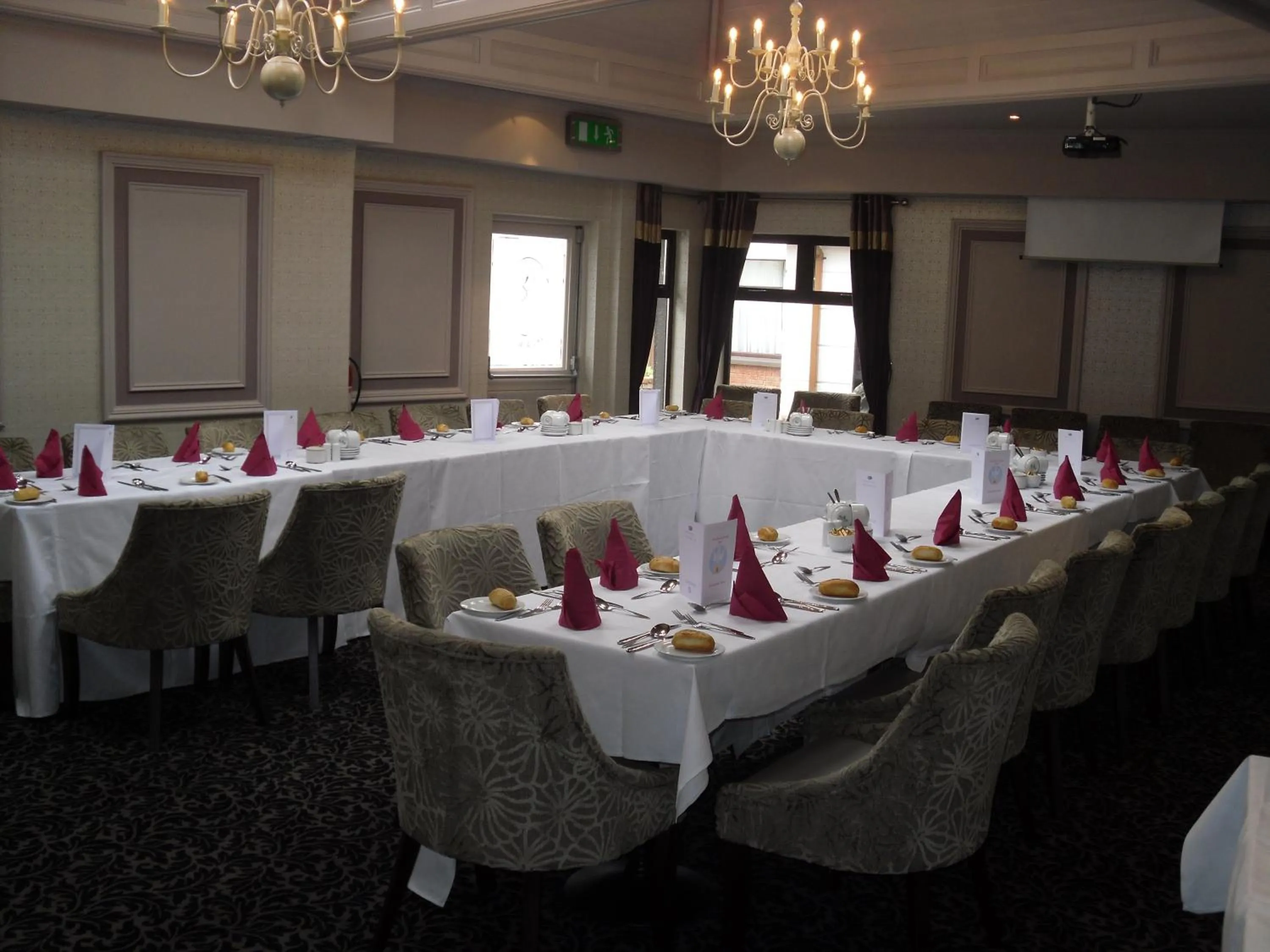 Dining area in The Horse and Hound Hotel