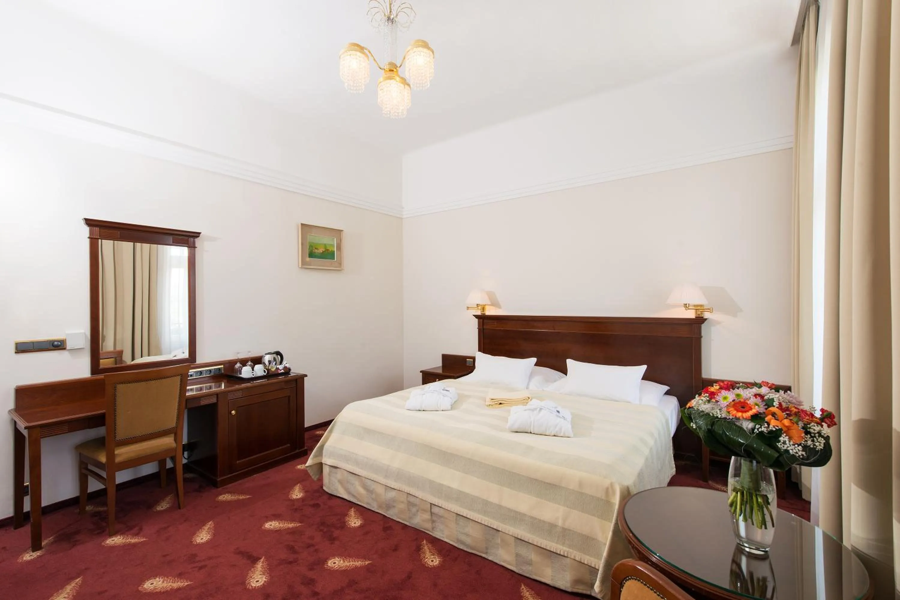 Bedroom, Bed in Ensana Thermia Palace