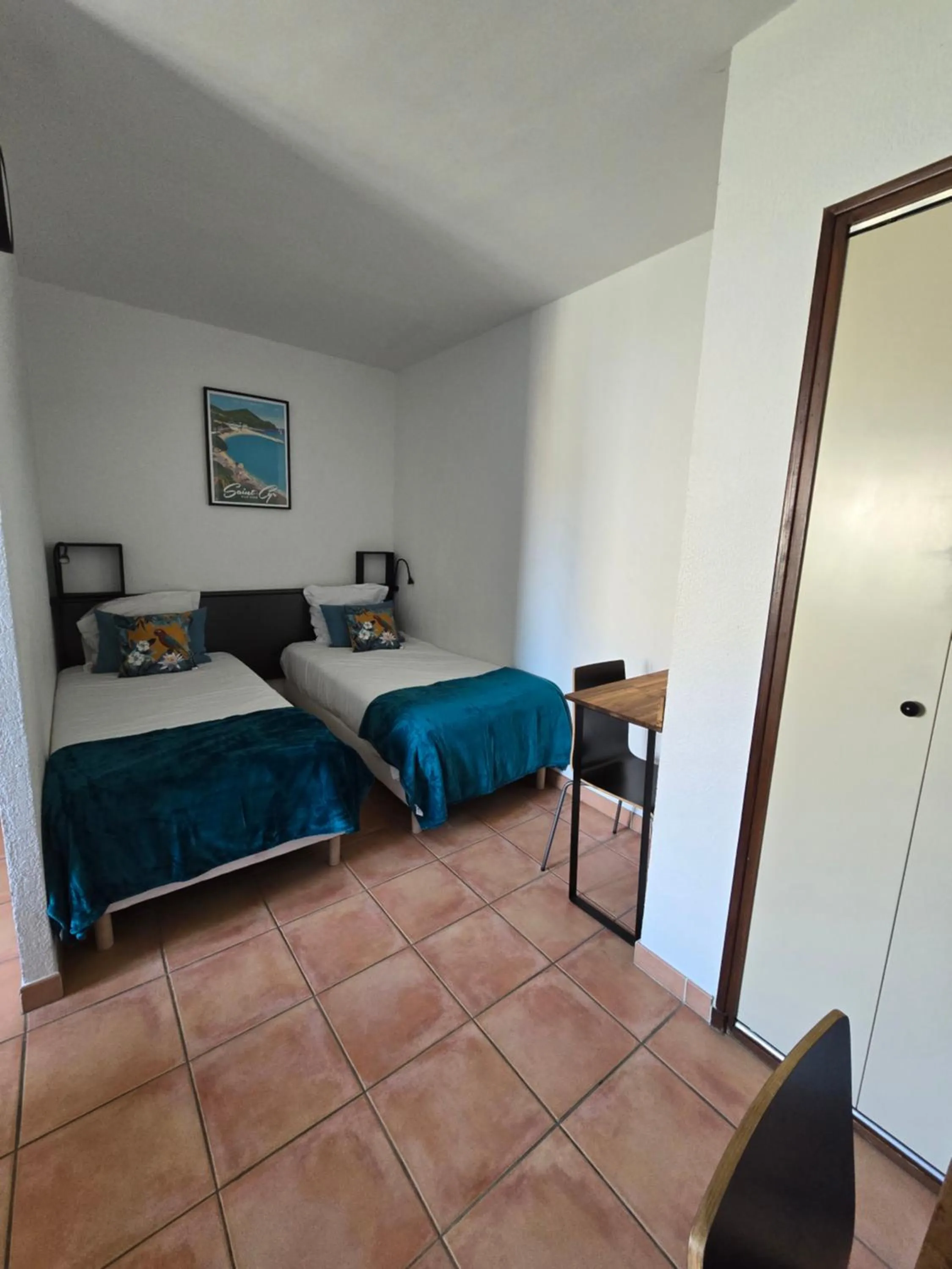 Bedroom, Bed in Hotel Chanteplage