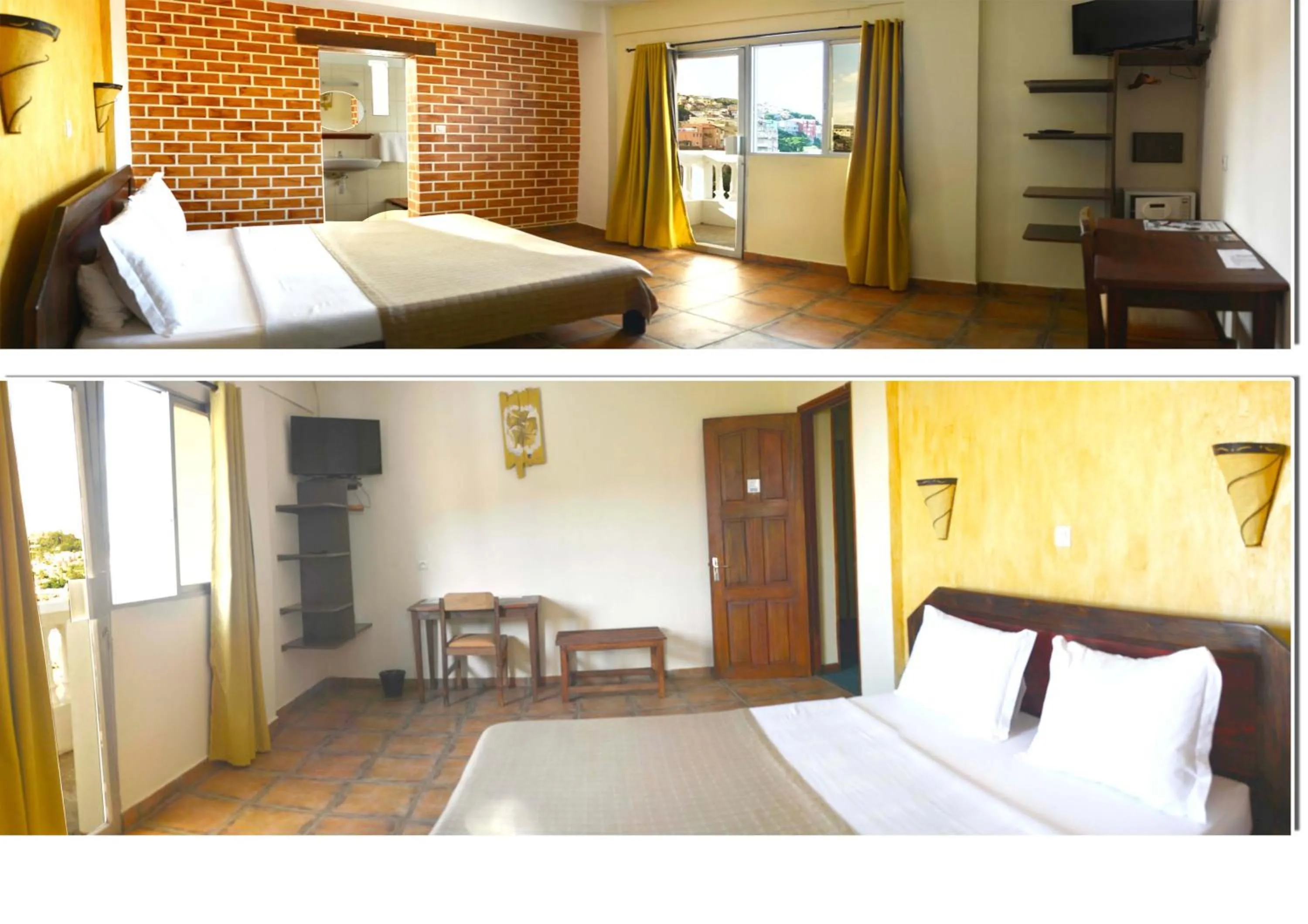 Bedroom, Bed in A l'hotel