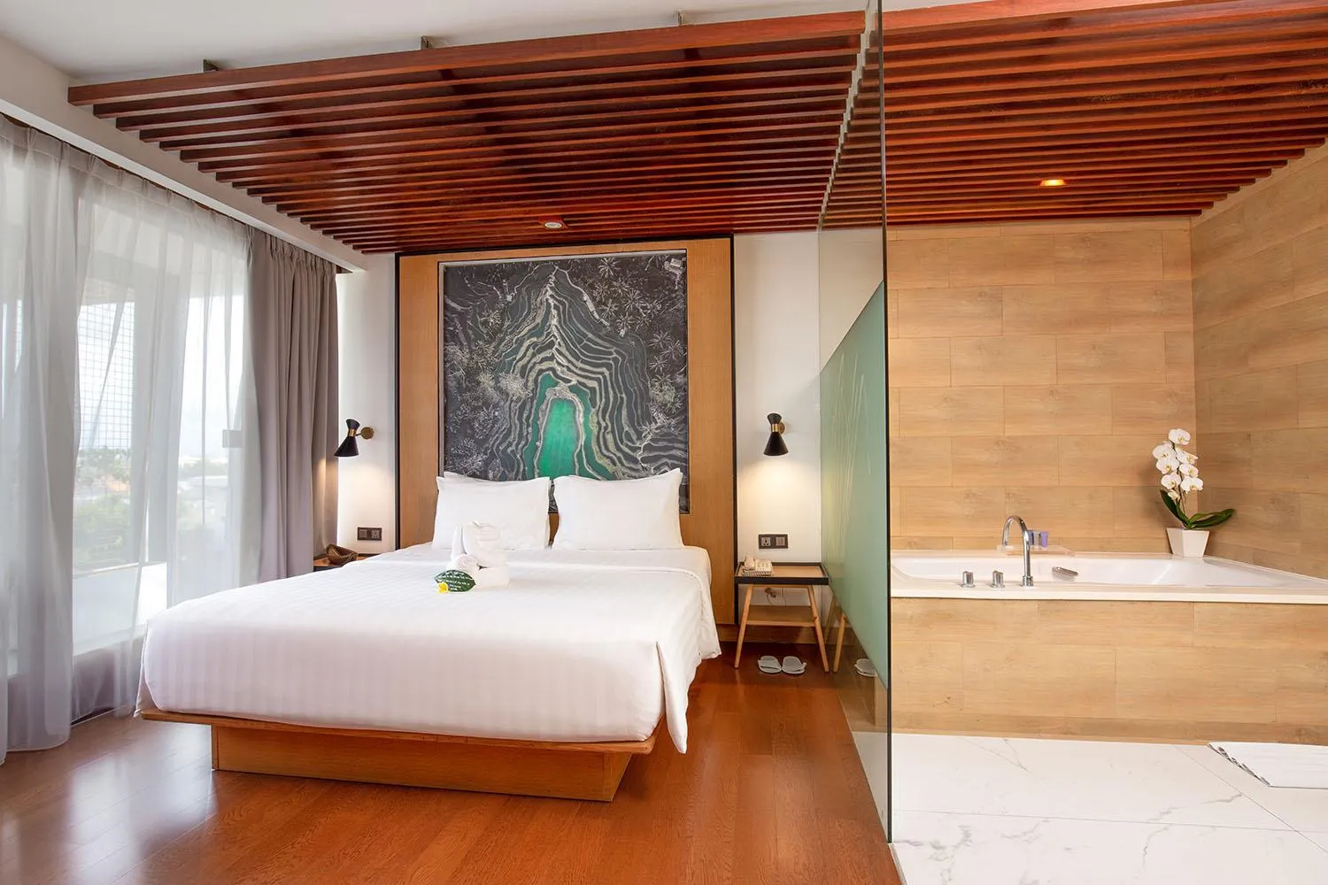 Photo of the whole room, Bed in THE HAVEN Bali Seminyak