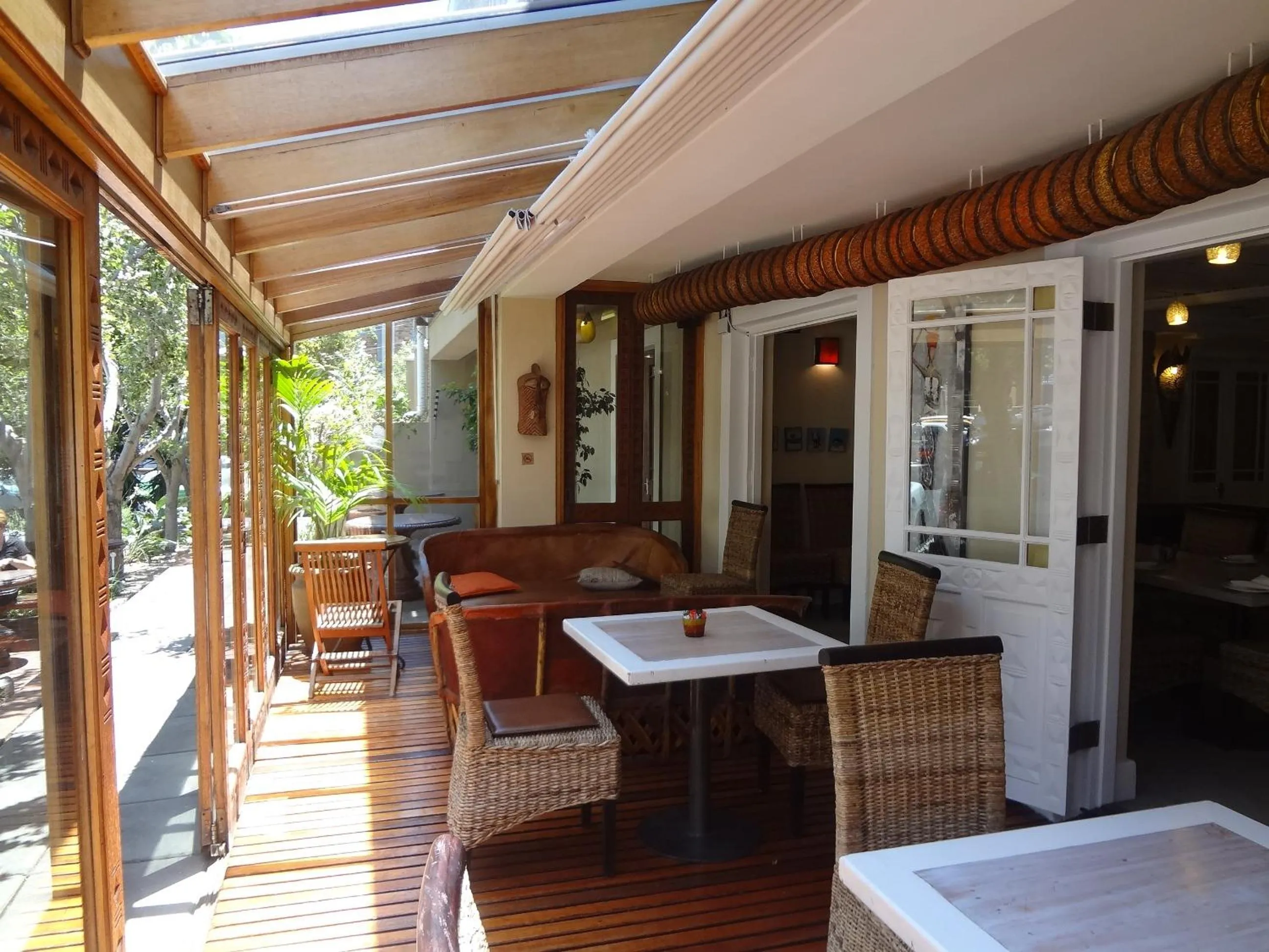 Patio in iKhaya Lodge