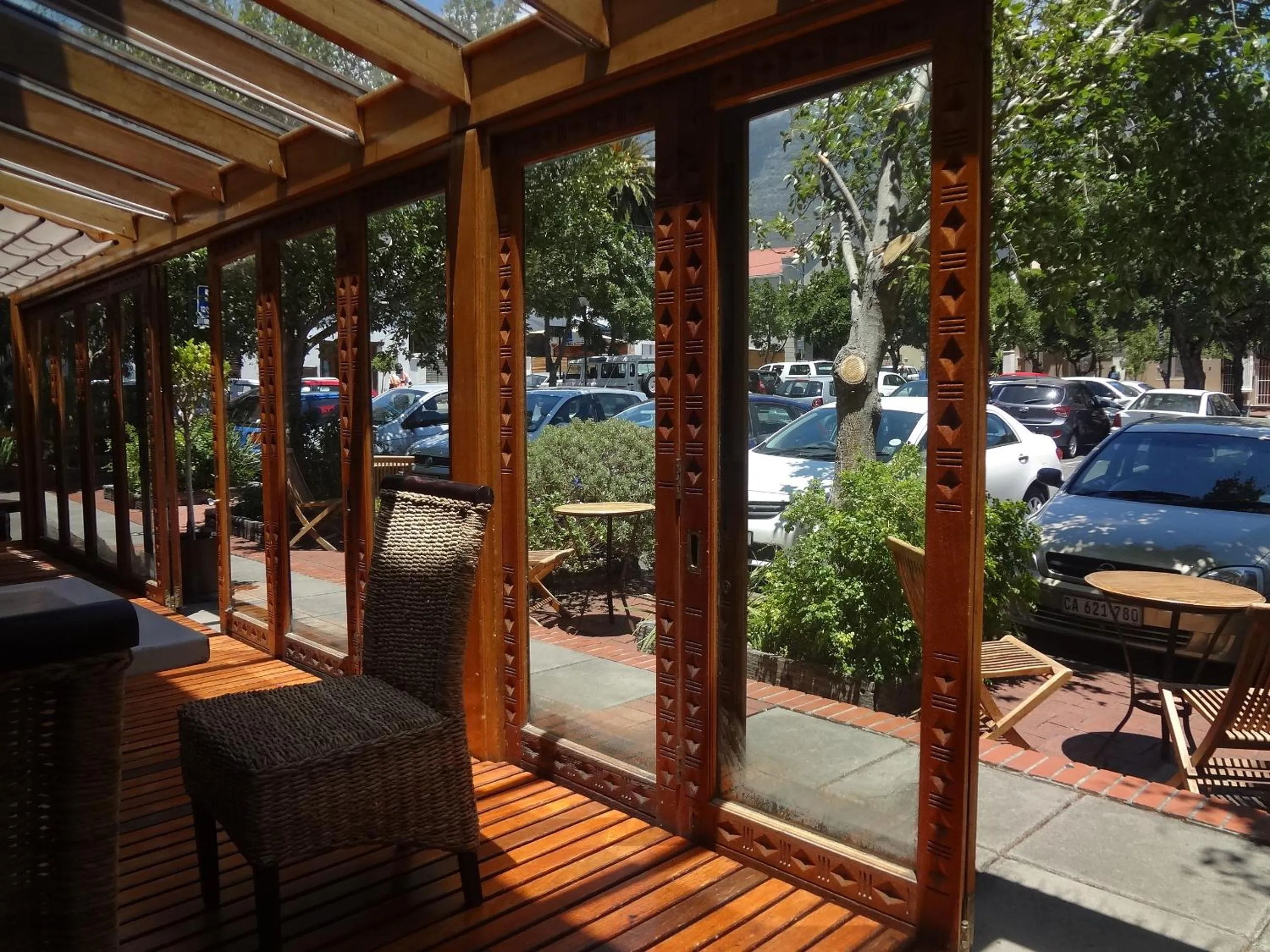 Patio in iKhaya Lodge