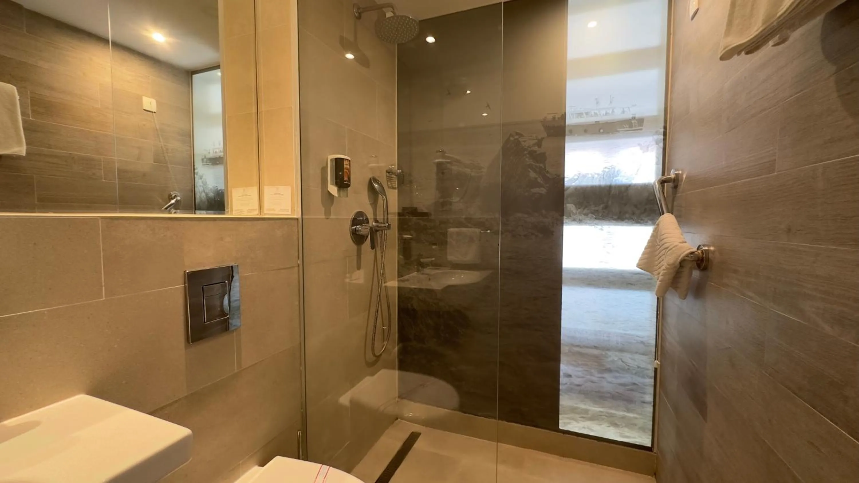 Bathroom in Hotel Aleksandar