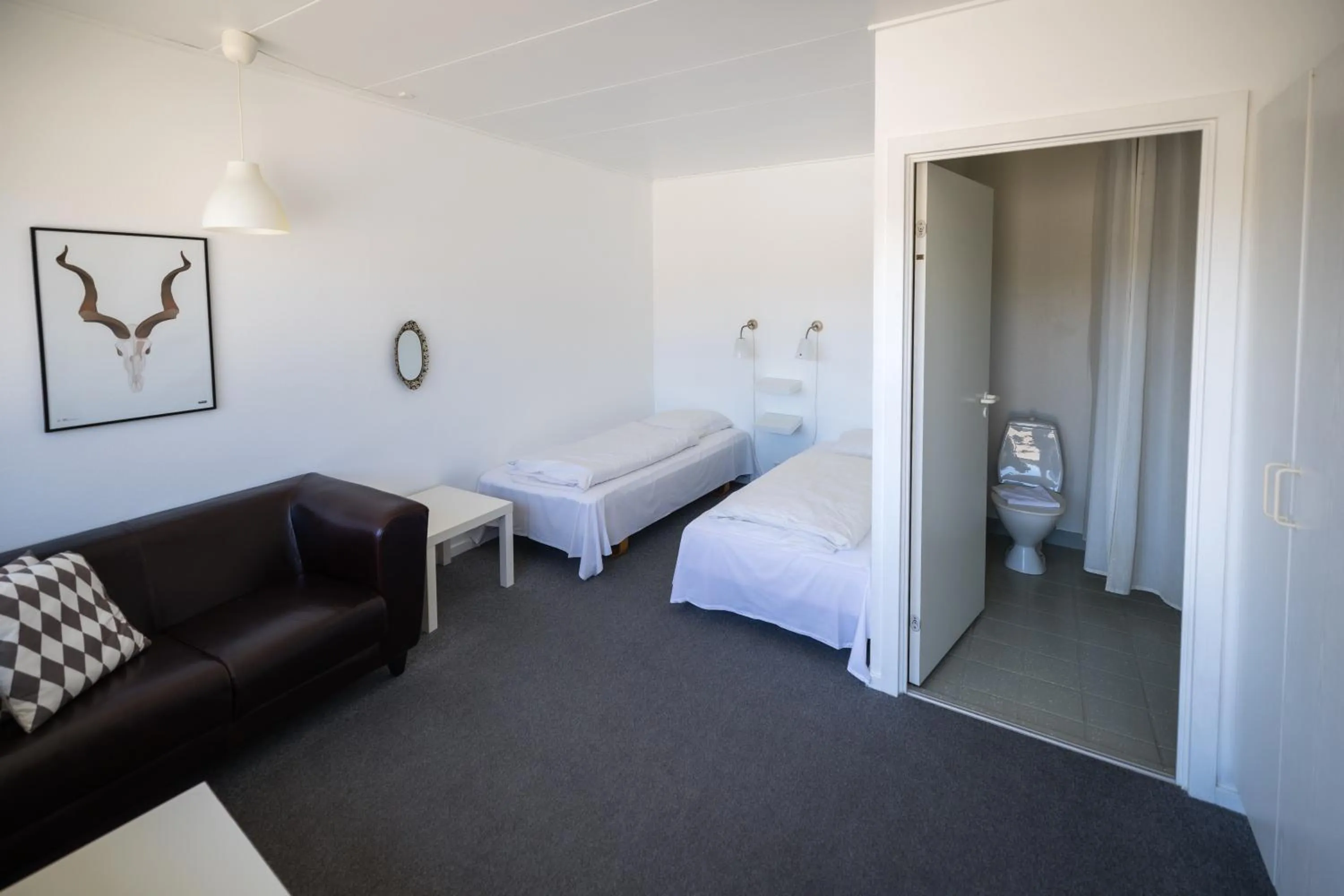 Bed in Tylstrup Kro og Motel