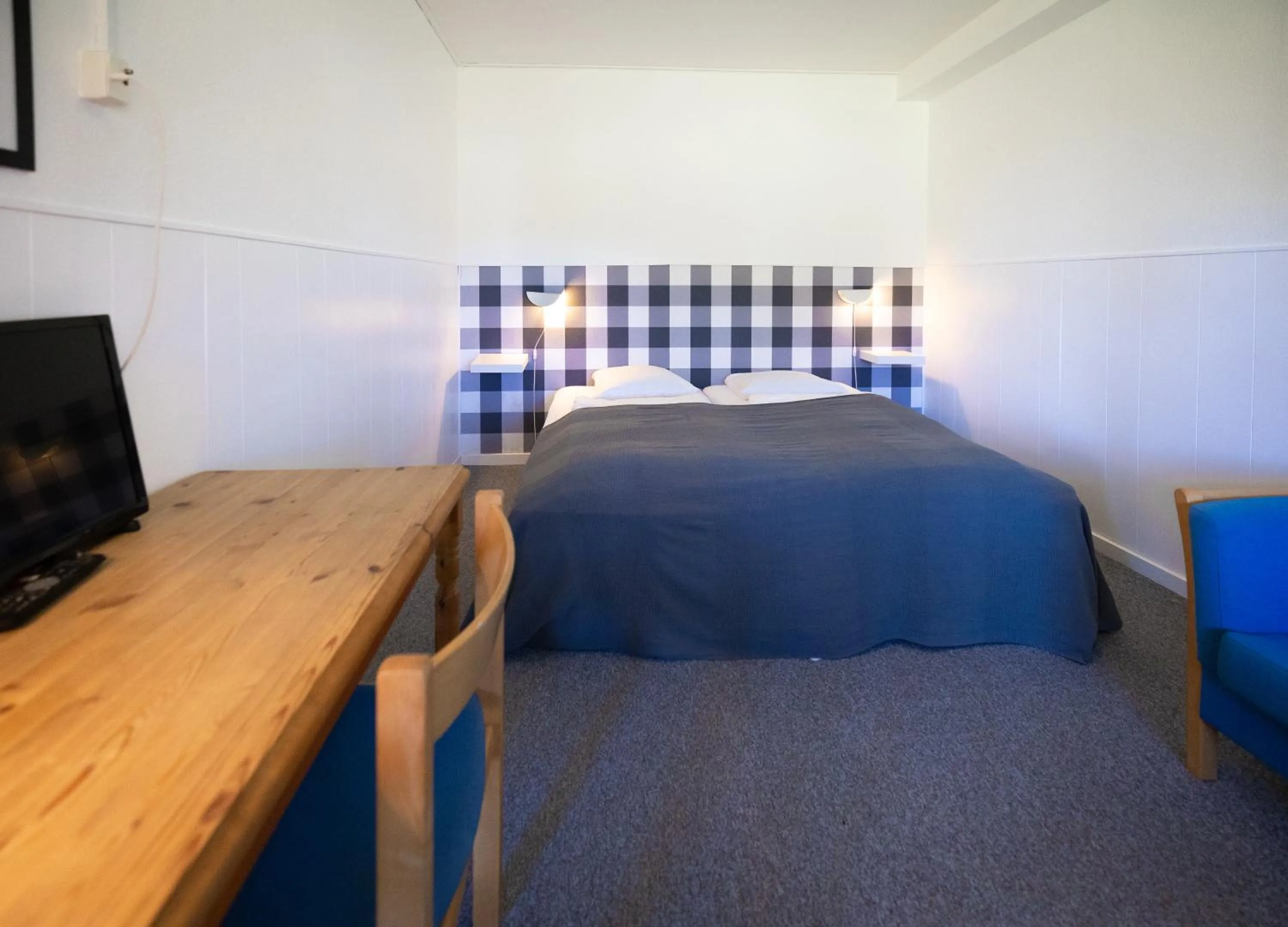 Bedroom, Bed in Tylstrup Kro og Motel