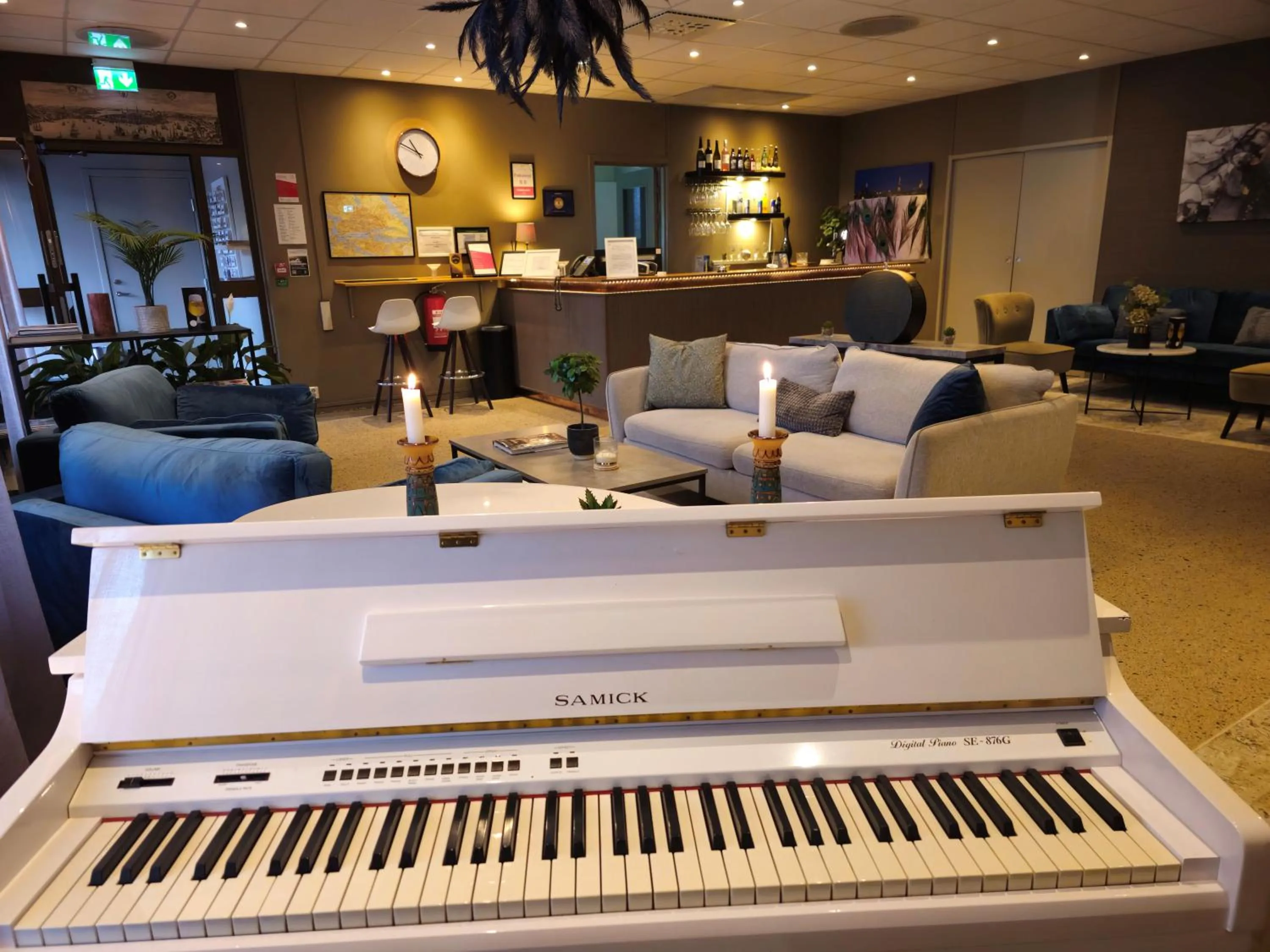 Lobby or reception in Lidingö Arena Hotel