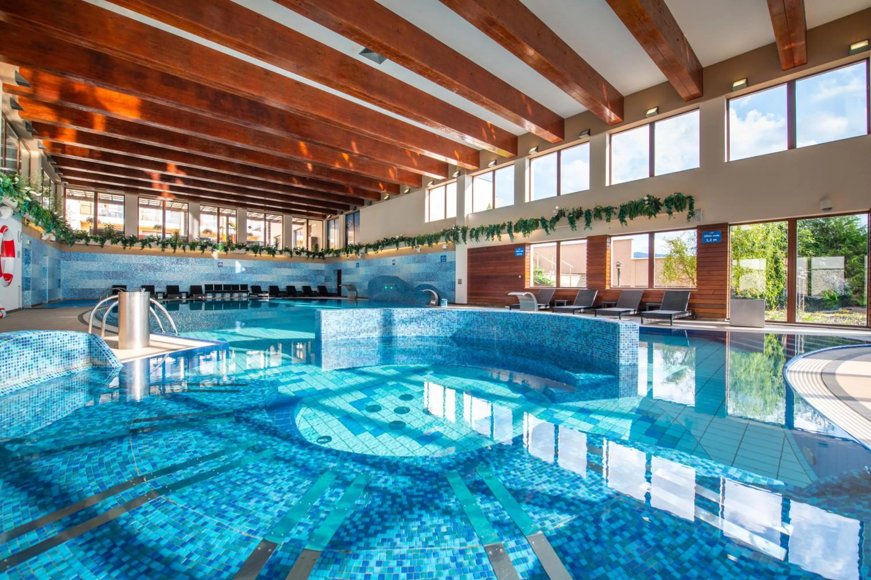 Pool view in Wellness Hotel Diplomat