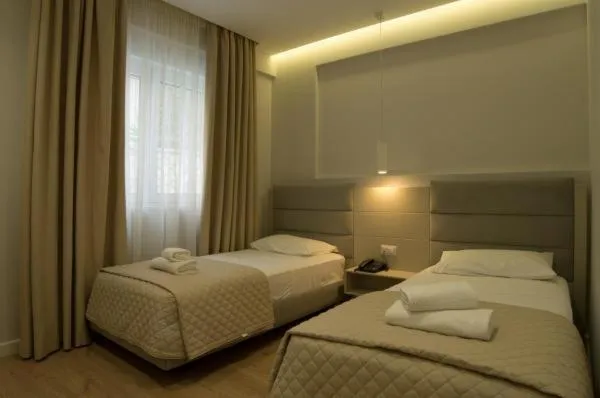 Bed in Hotel Vila Kalcuni Sarande
