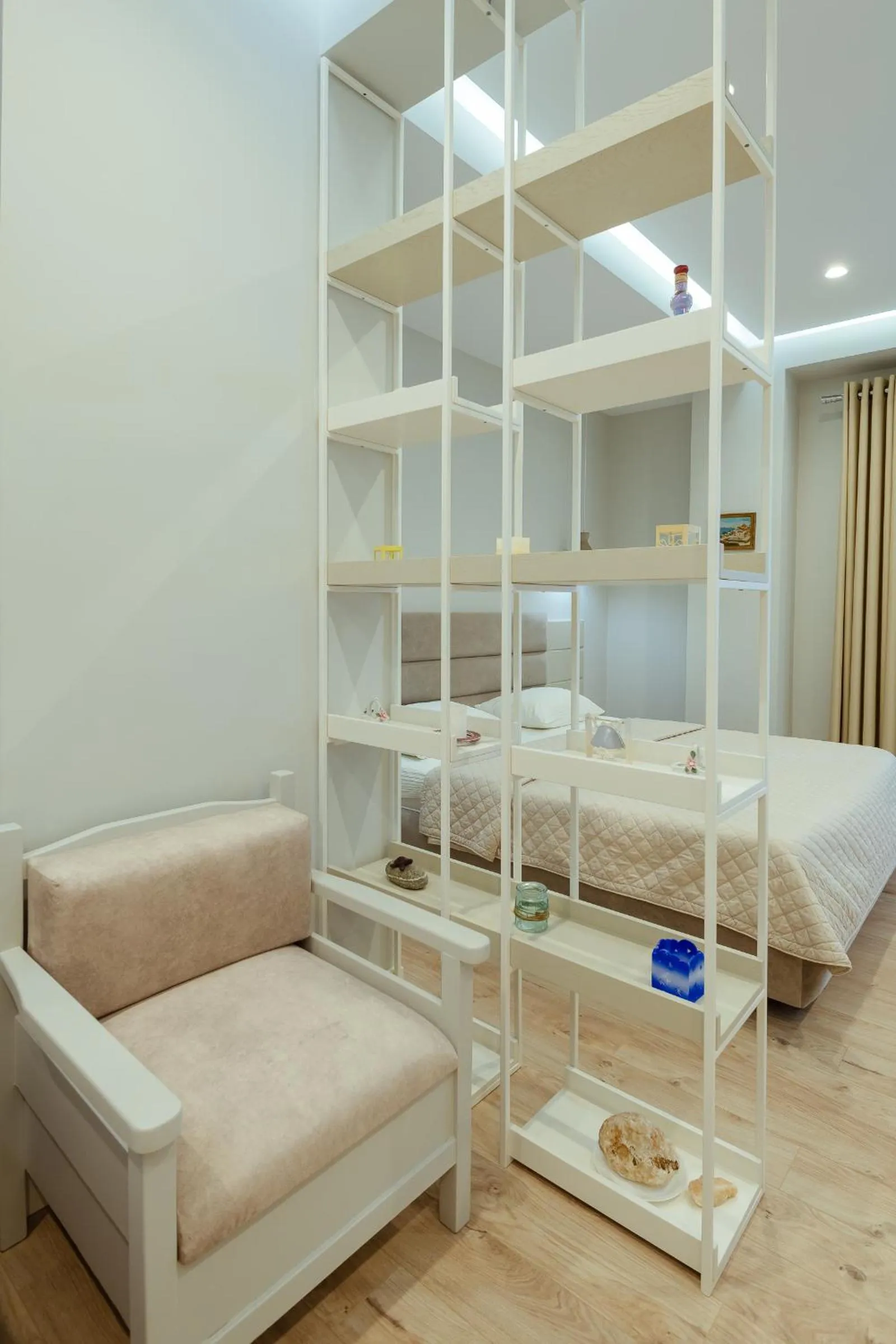 Bed in Hotel Vila Kalcuni Sarande