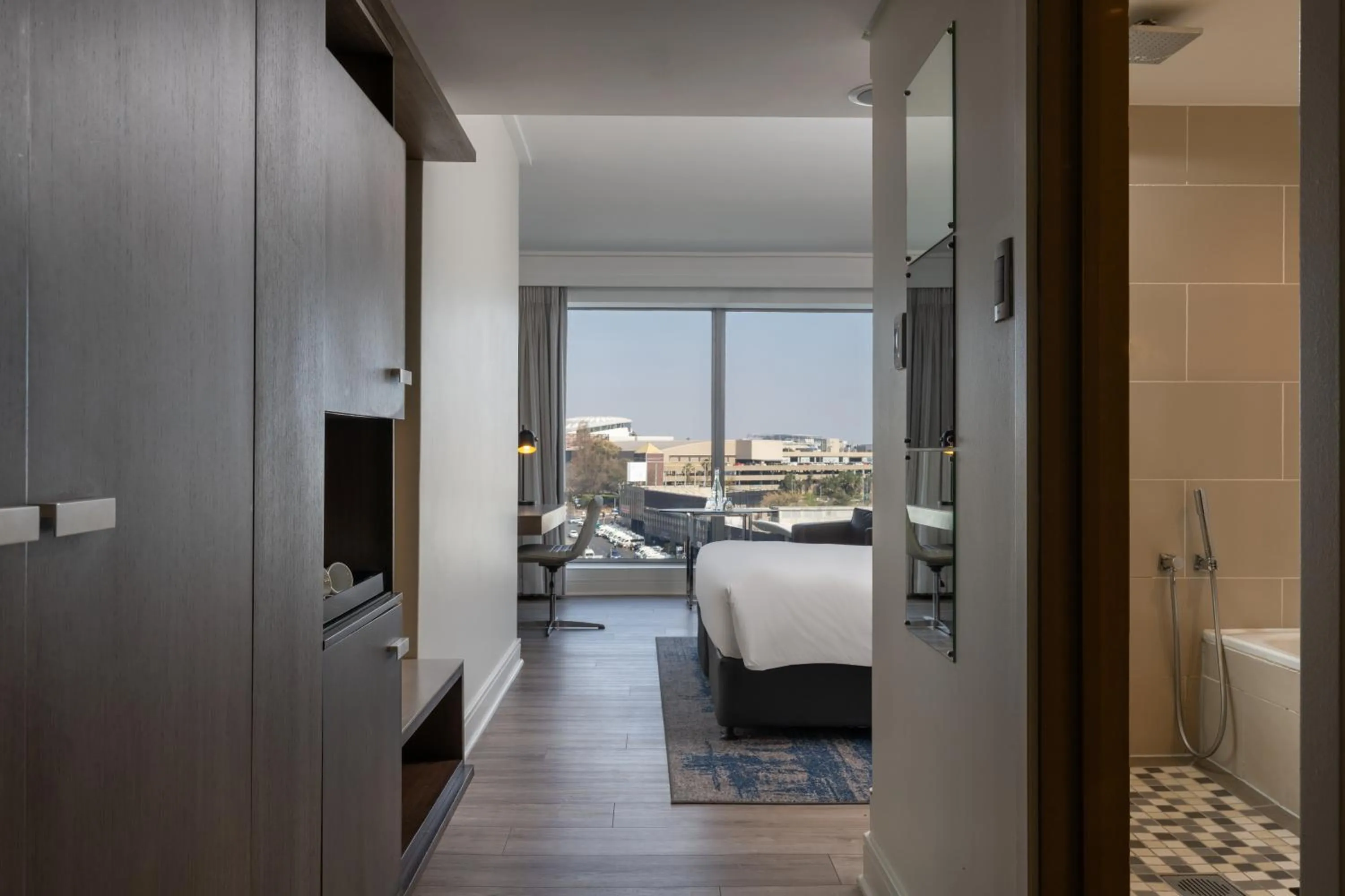 Bed in Radisson Blu Gautrain Hotel, Sandton Johannesburg