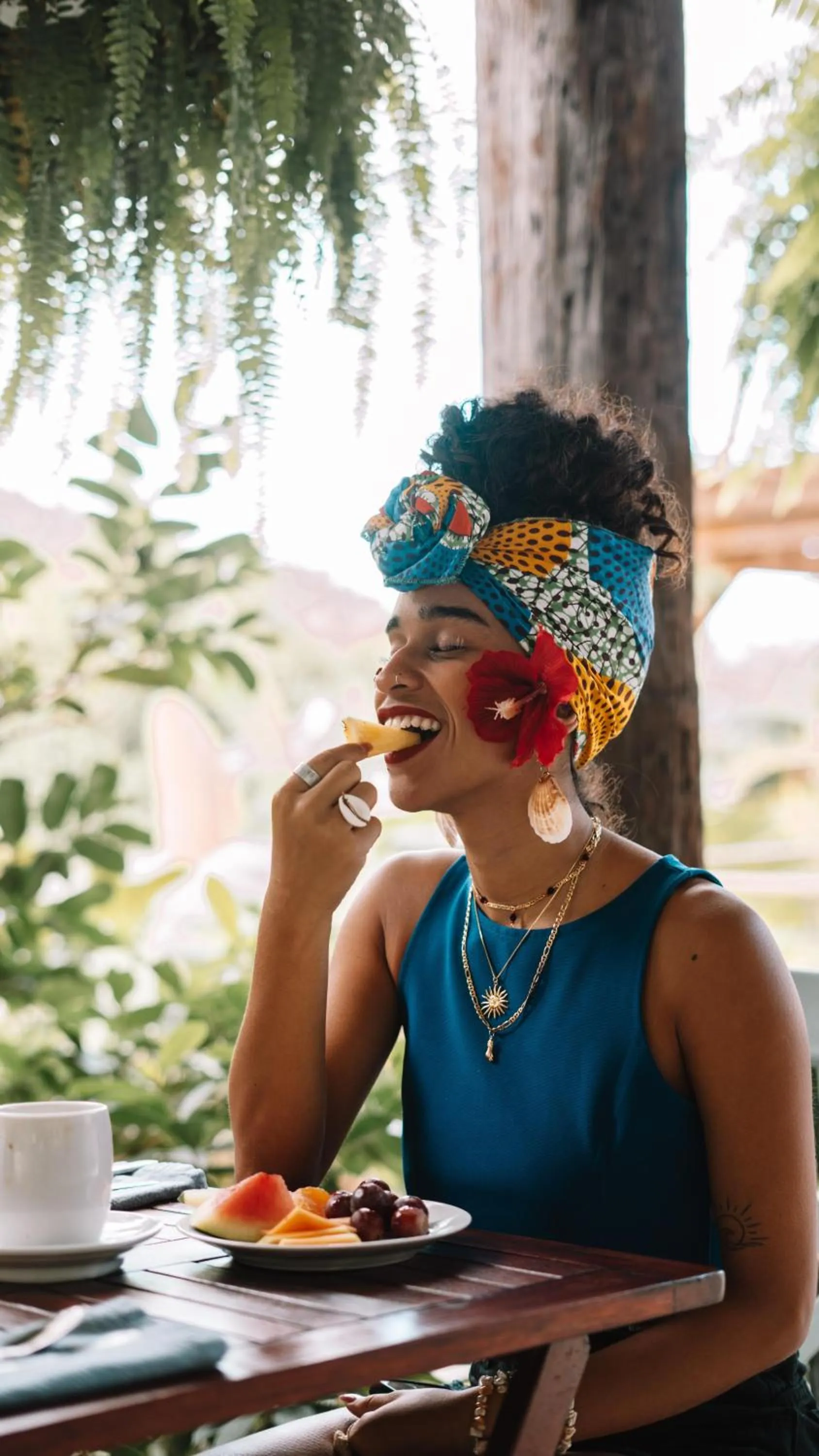 Breakfast in Hacienda Tres Casitas