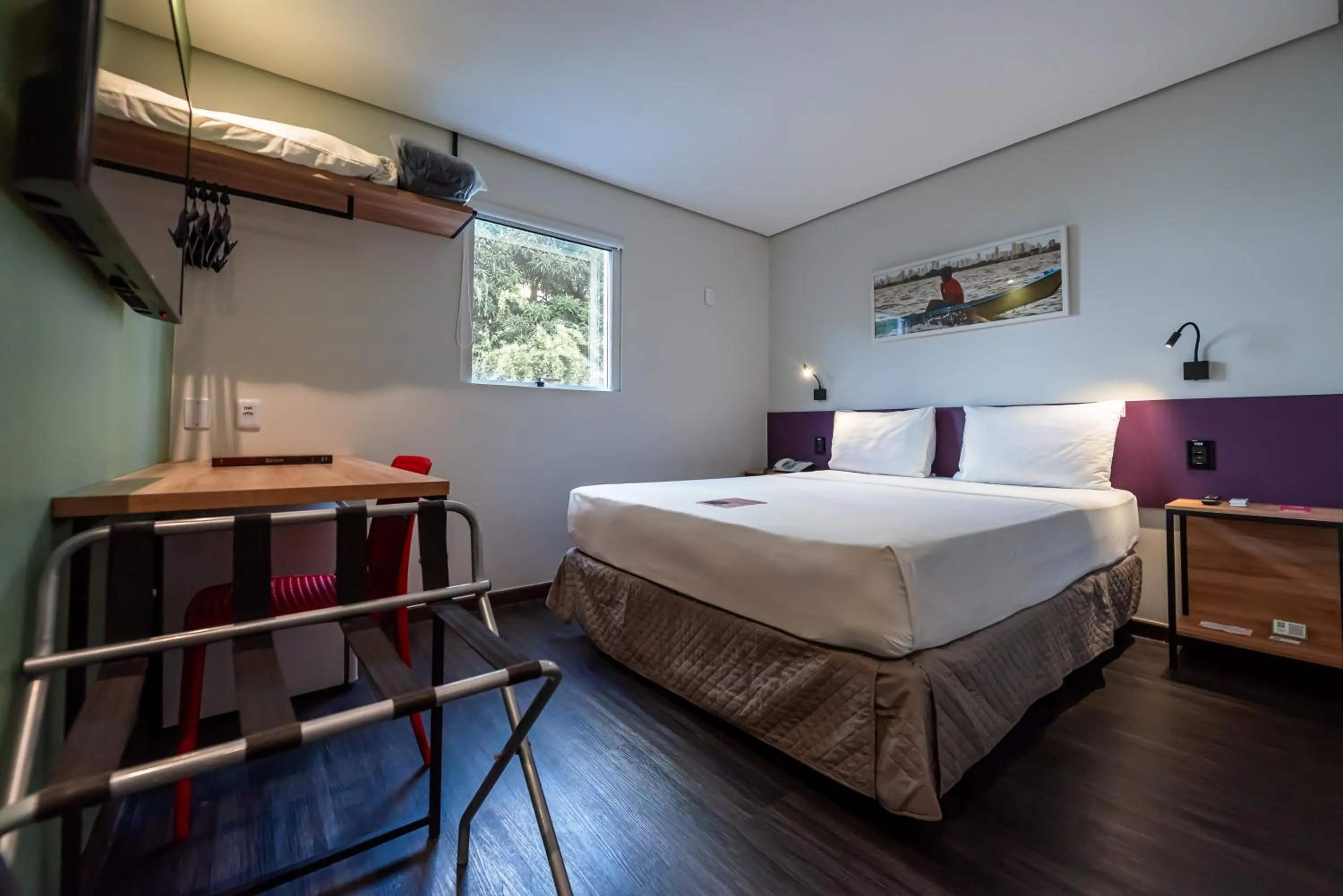 Bedroom, Bed in ibis Styles Belem Nazare