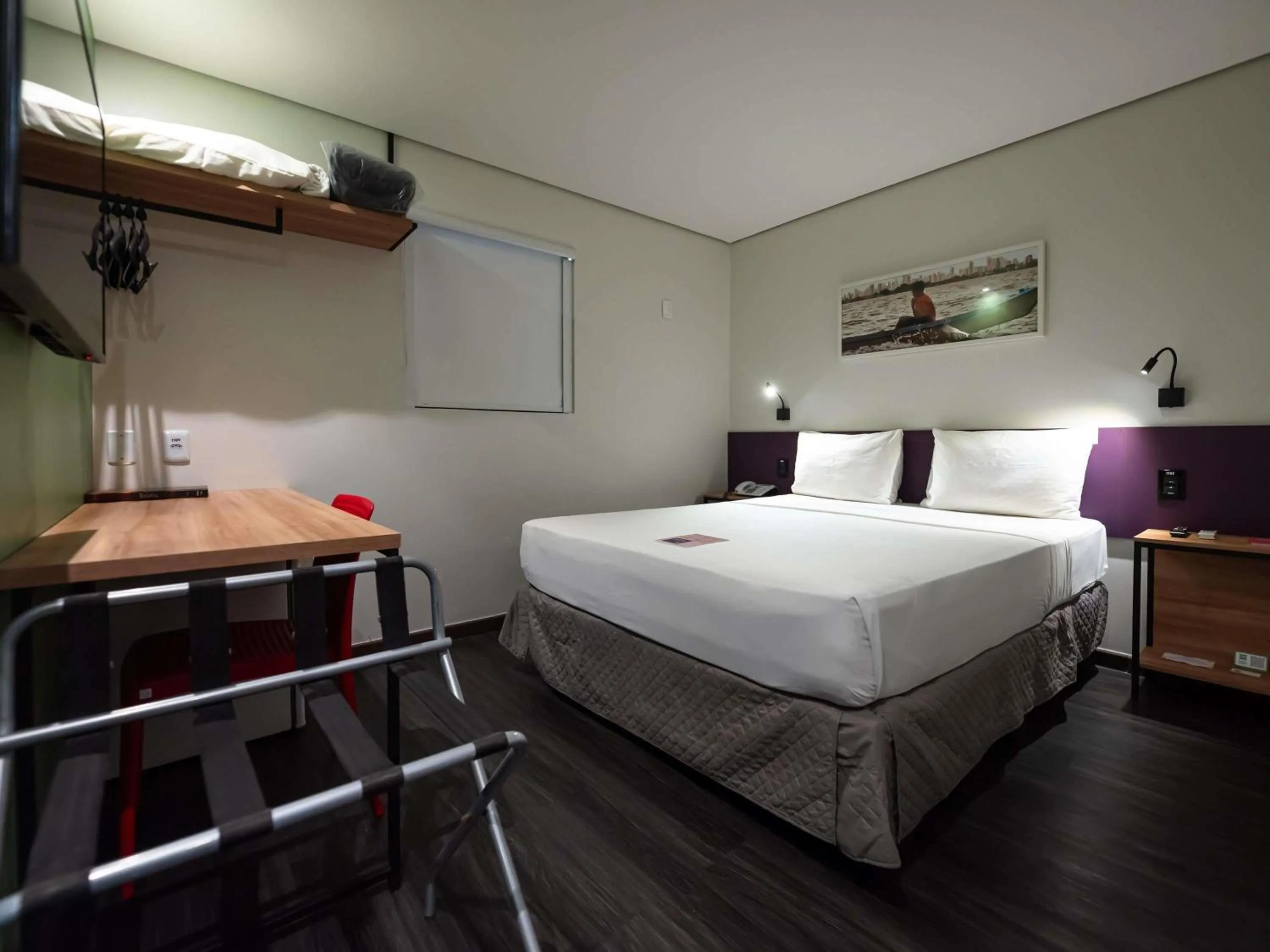 Bedroom, Bed in ibis Styles Belem Nazare