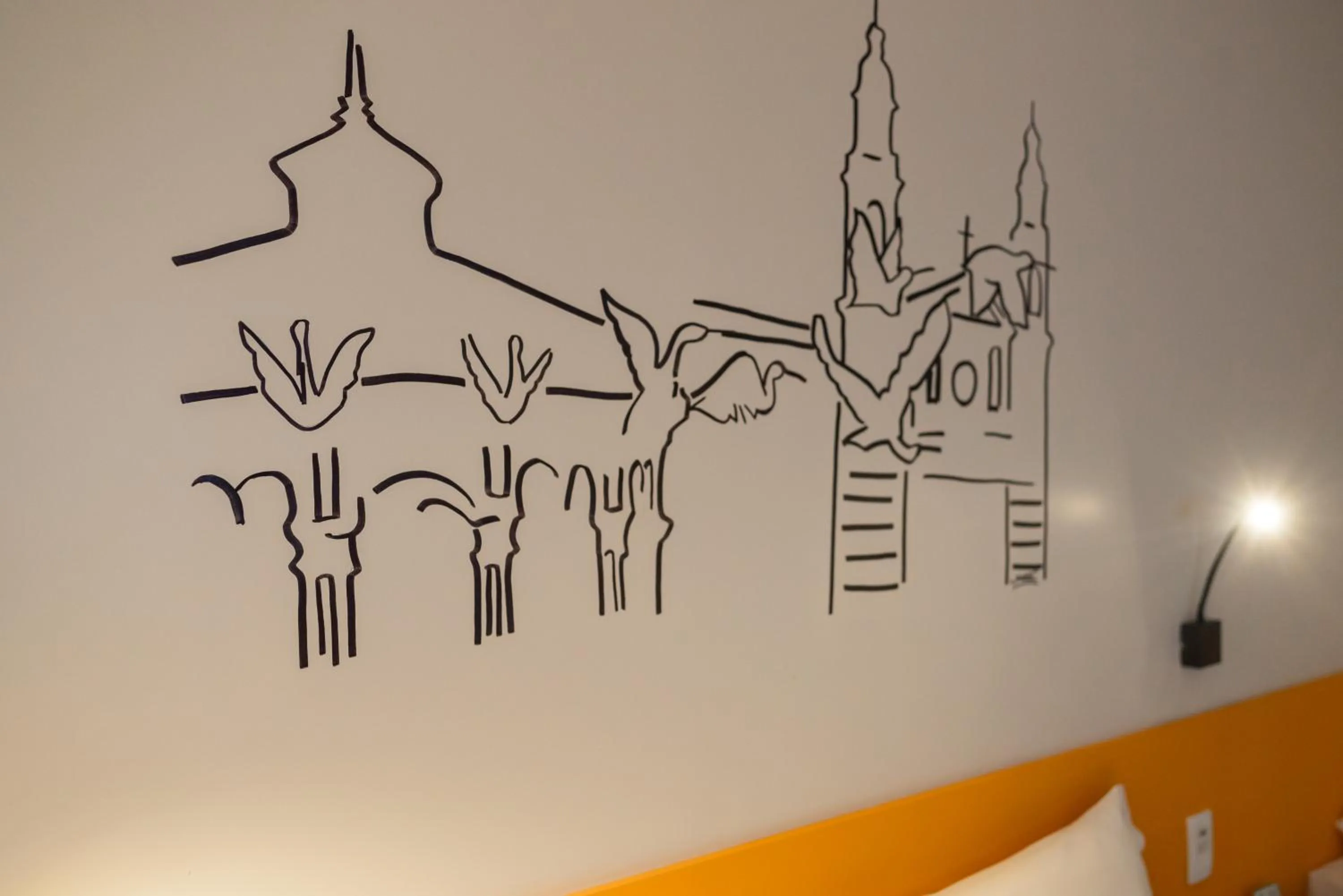 Decorative detail in ibis Styles Belem Nazare