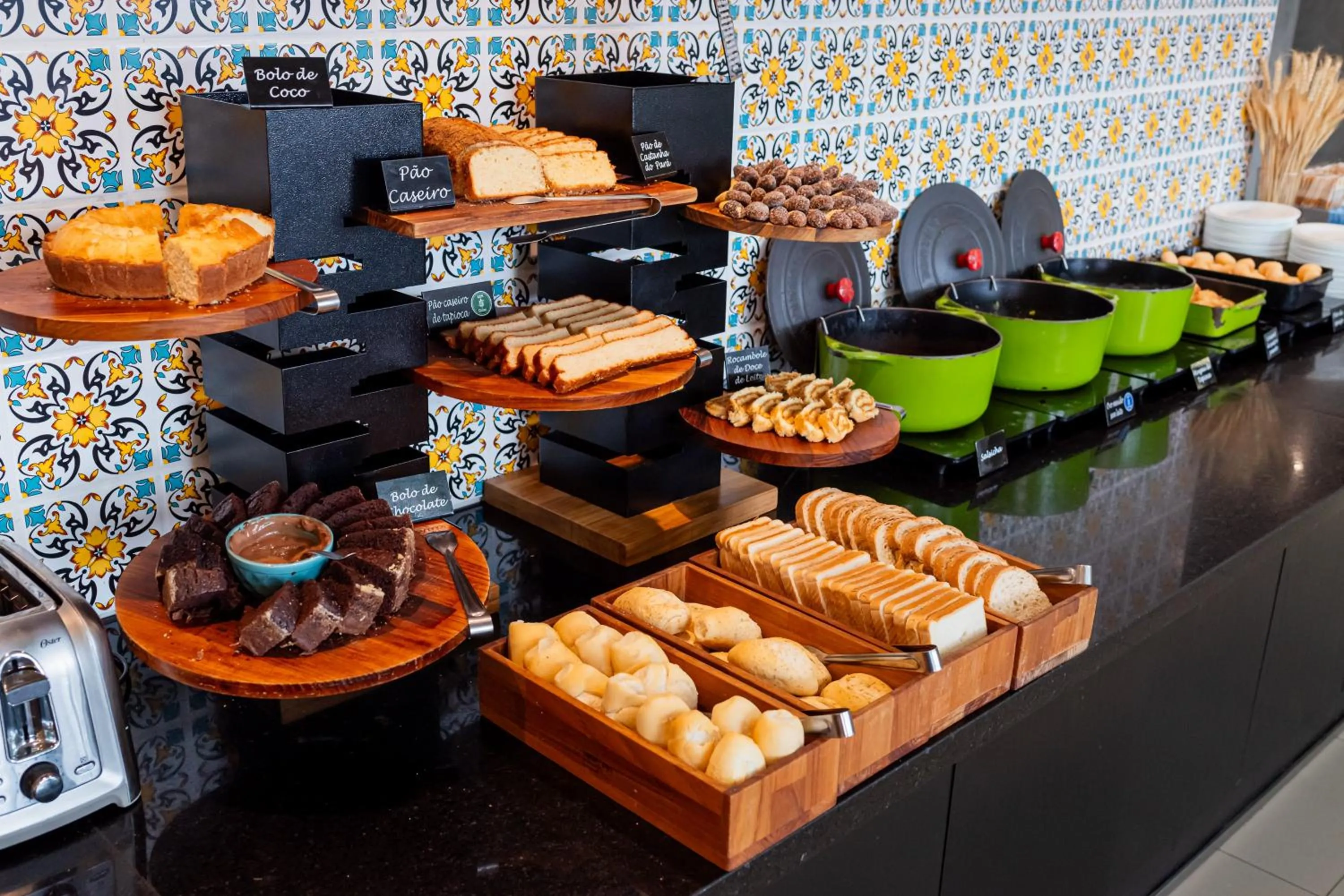 Buffet breakfast in ibis Styles Belem Nazare