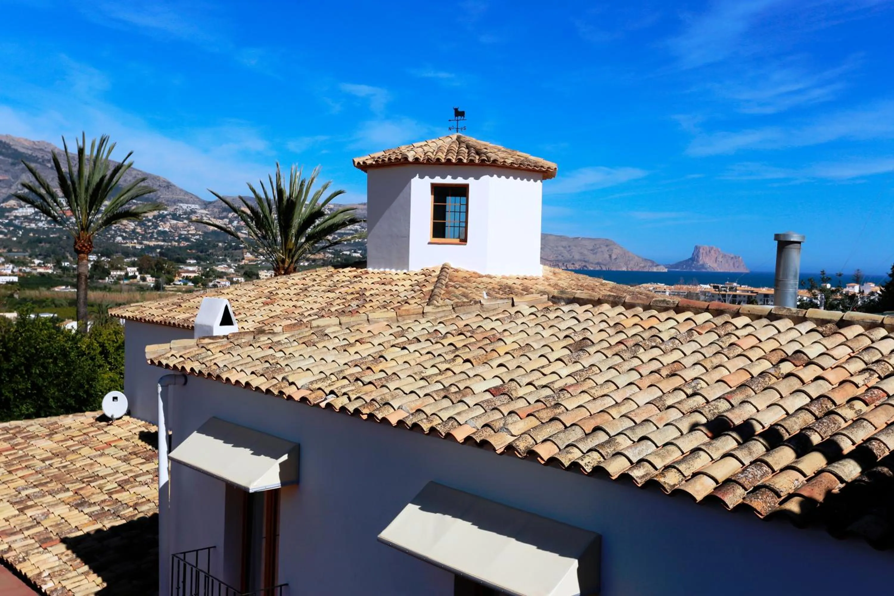 Bird's eye view in Hotel Tossal d'Altea