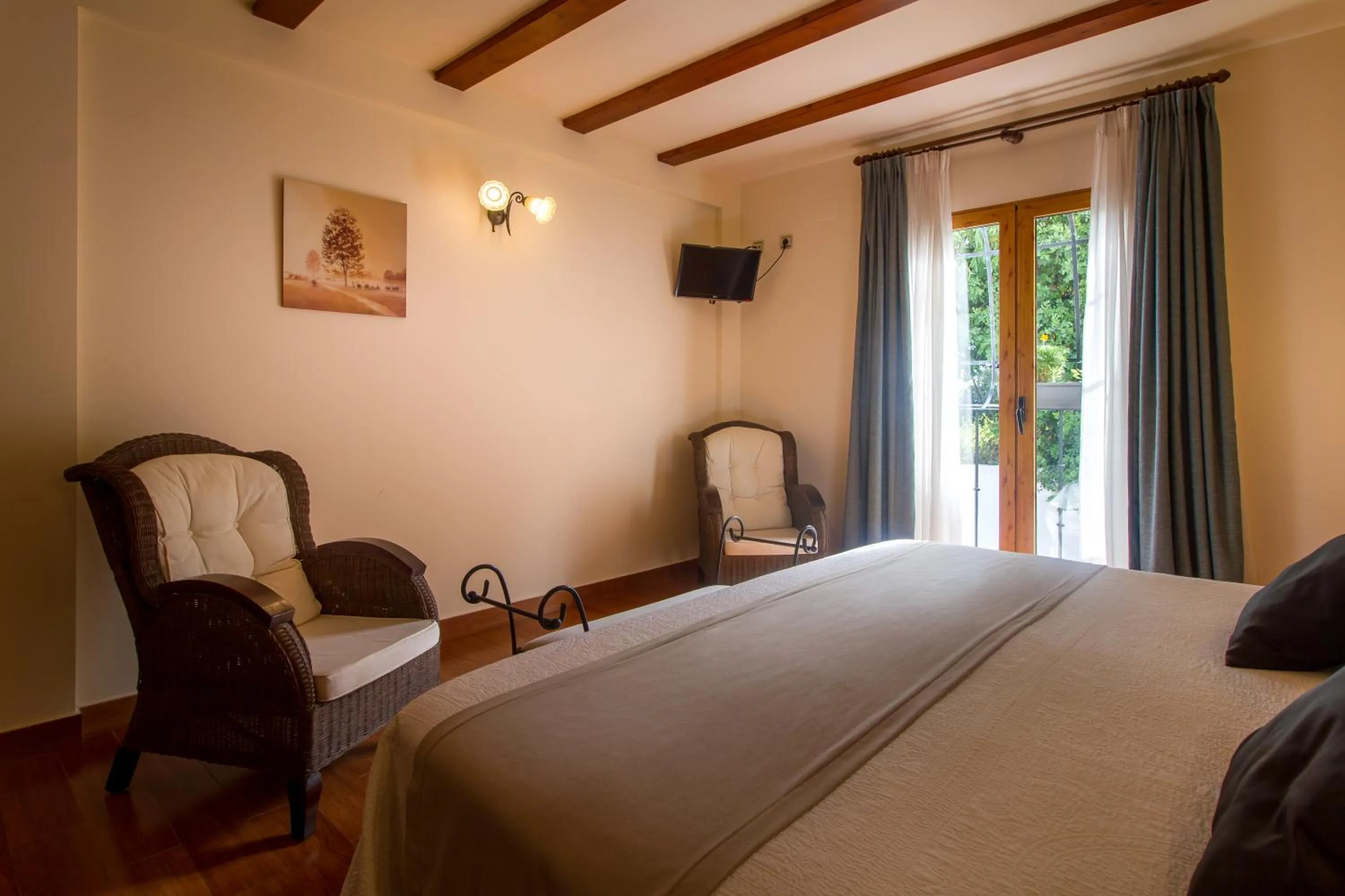 Decorative detail, Bed in Hotel Tossal d'Altea