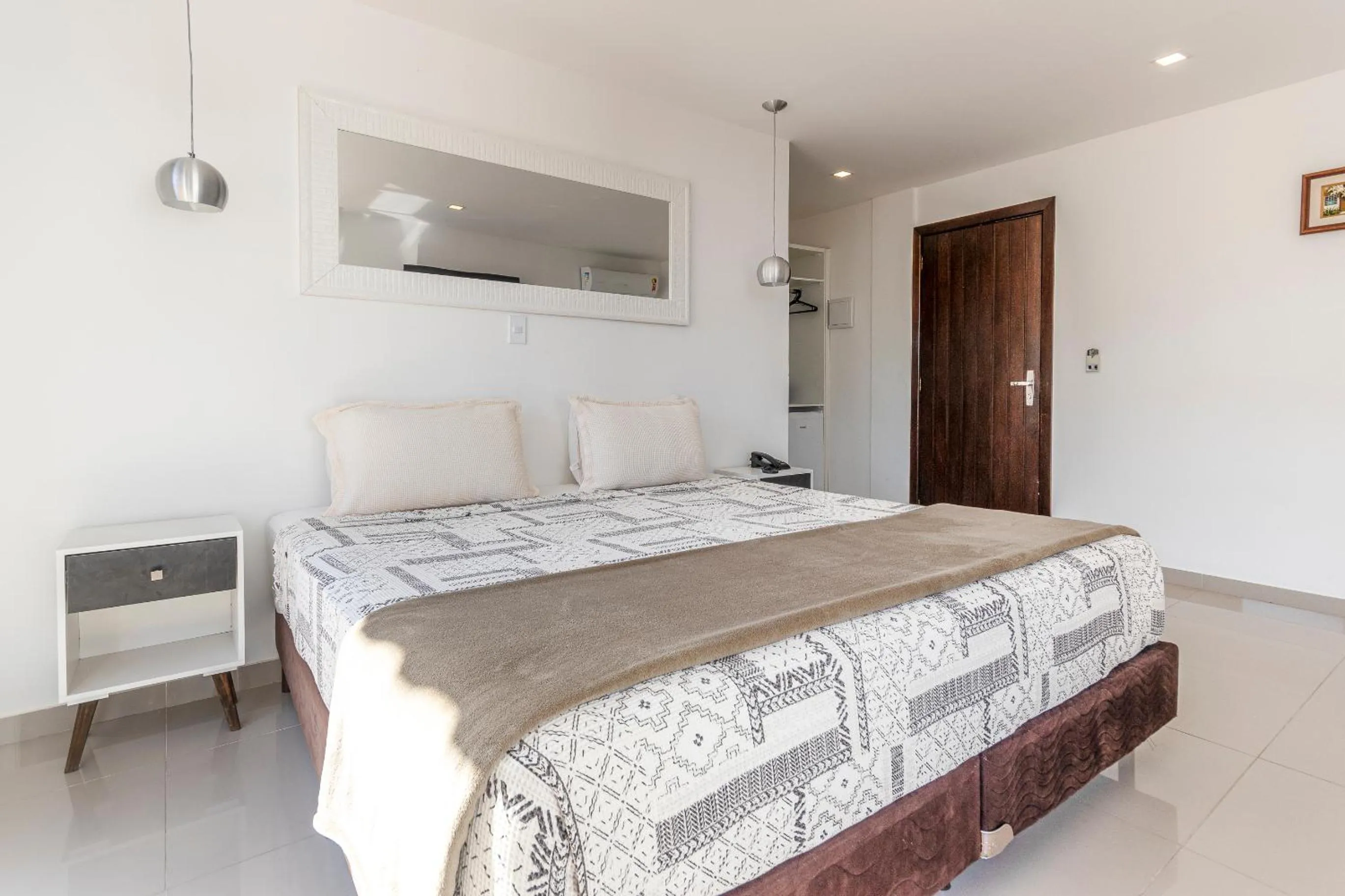 Bed in Hotel Ilha Branca Inn