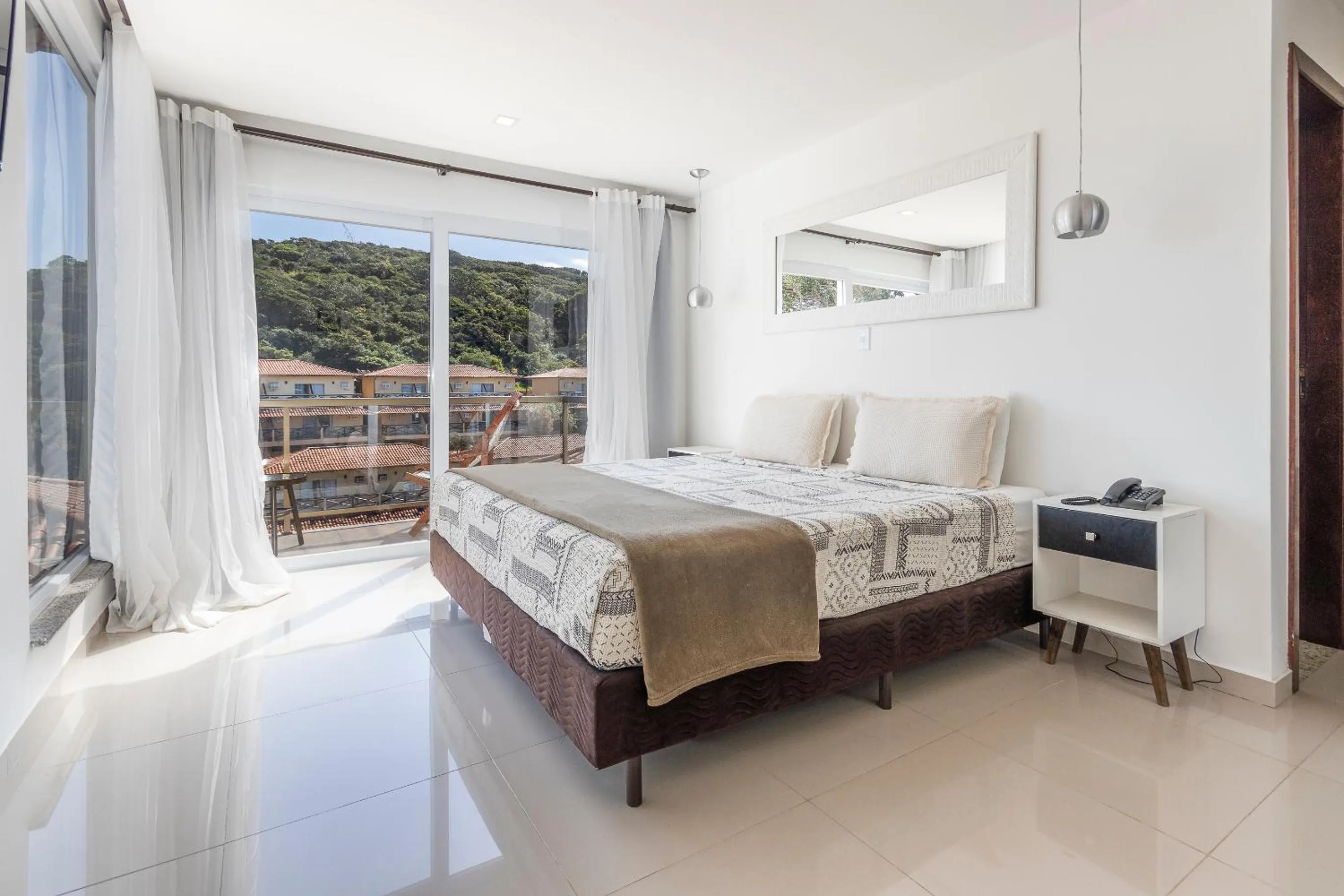 Bed in Hotel Ilha Branca Inn