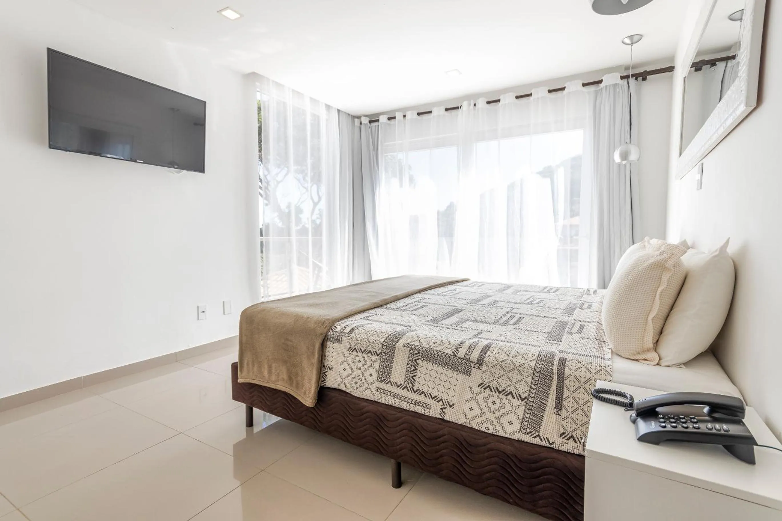 Bed in Hotel Ilha Branca Inn