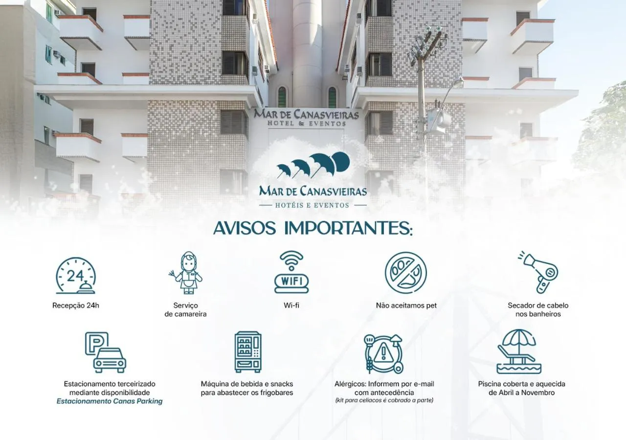 Property logo or sign in Mar de Canasvieiras Hotel e Eventos