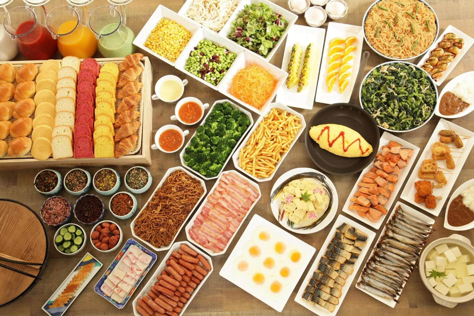 Buffet breakfast in Mielparque-Osaka