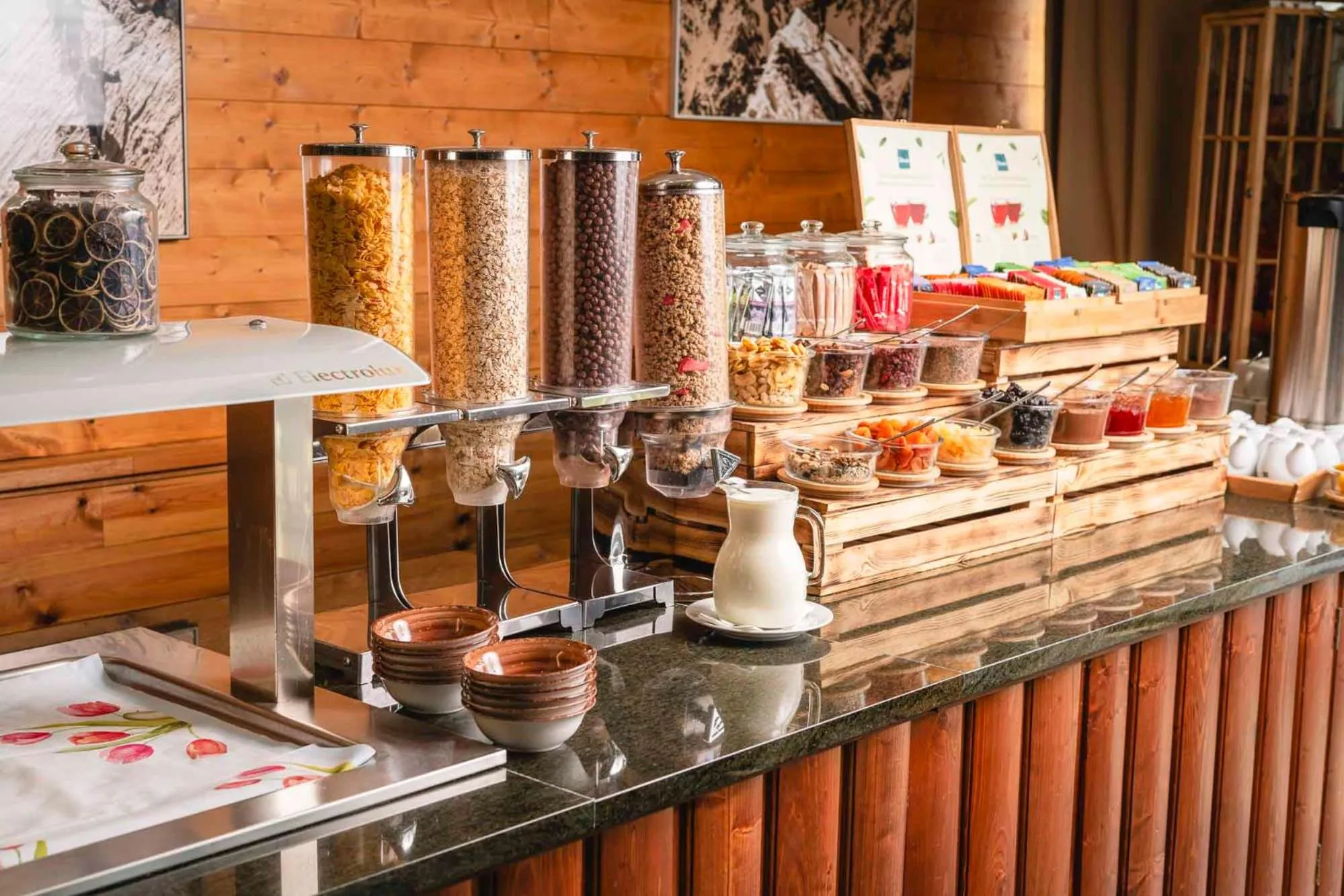 Buffet breakfast in Hotel CROCUS