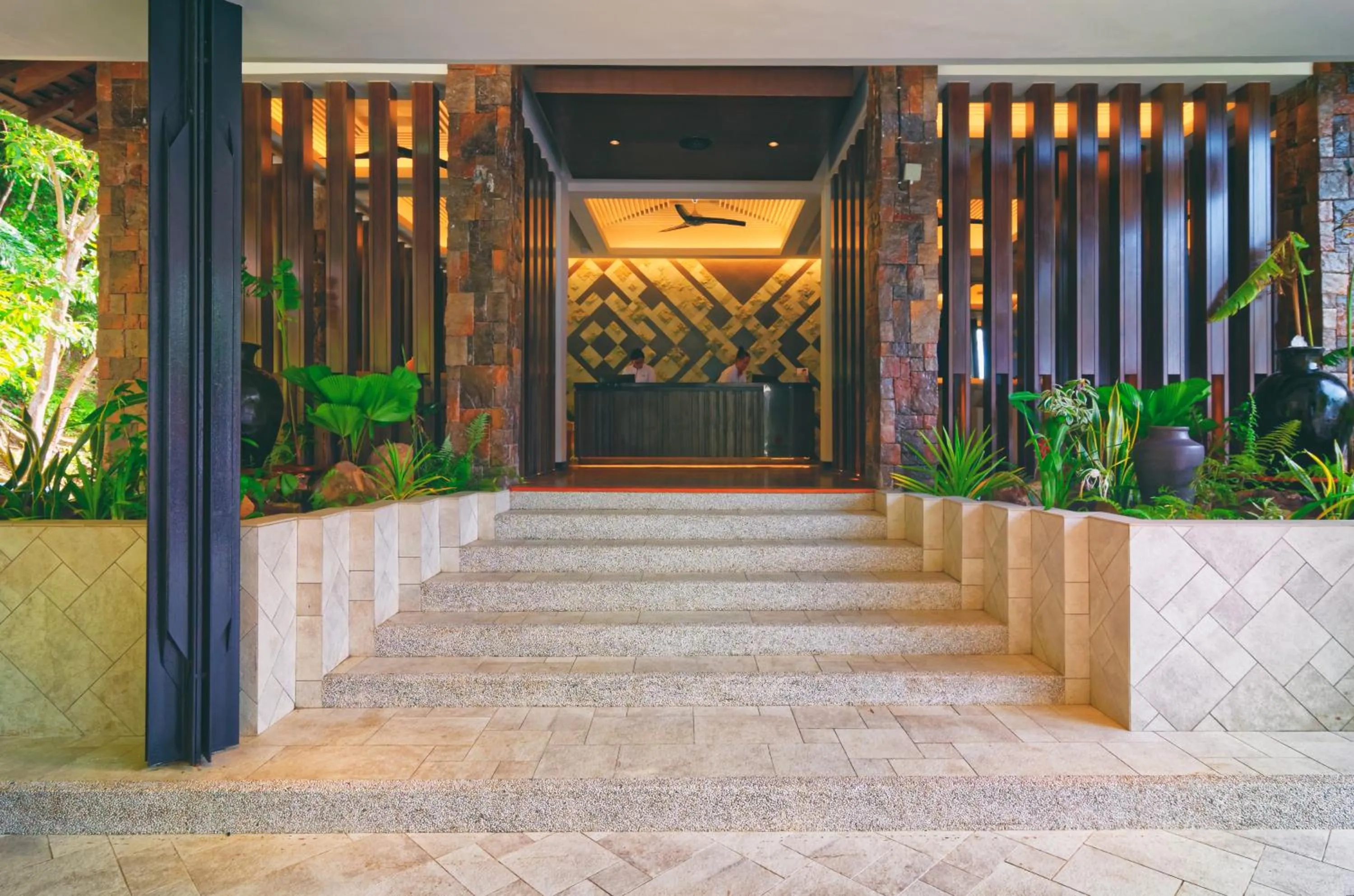Facade/entrance in Bunga Raya Island Resort & Spa