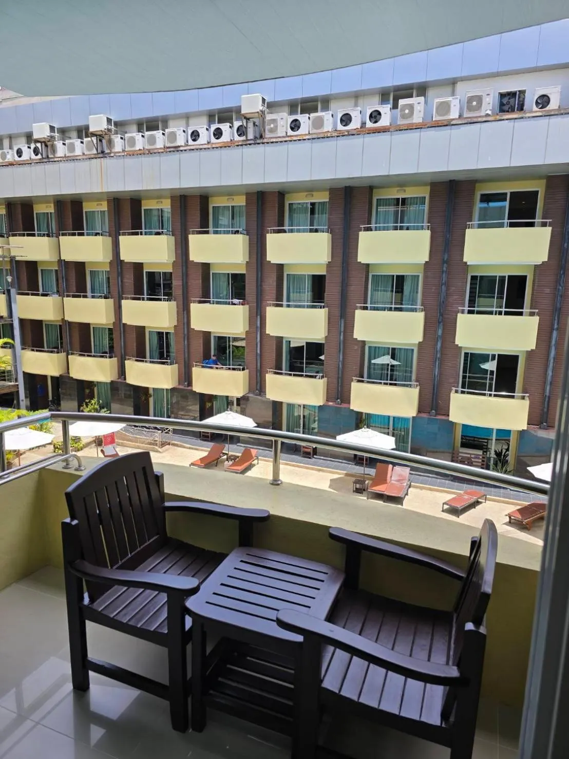Balcony/Terrace in Baron Beach Hotel