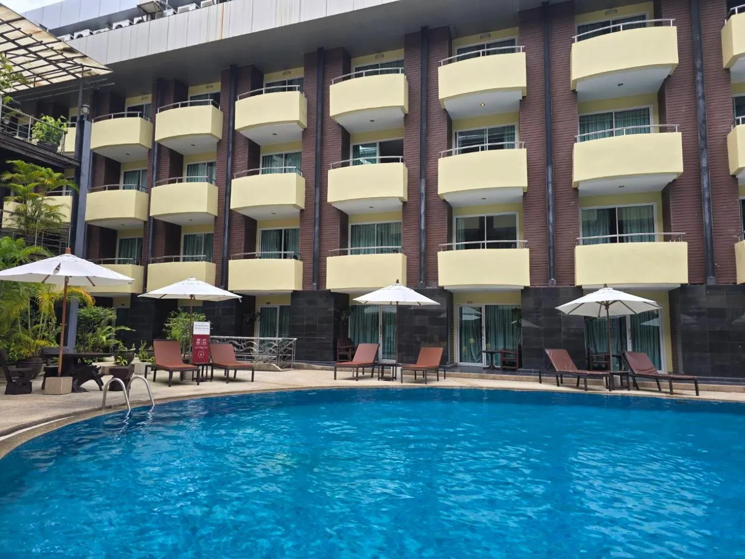 Swimming pool in Baron Beach Hotel
