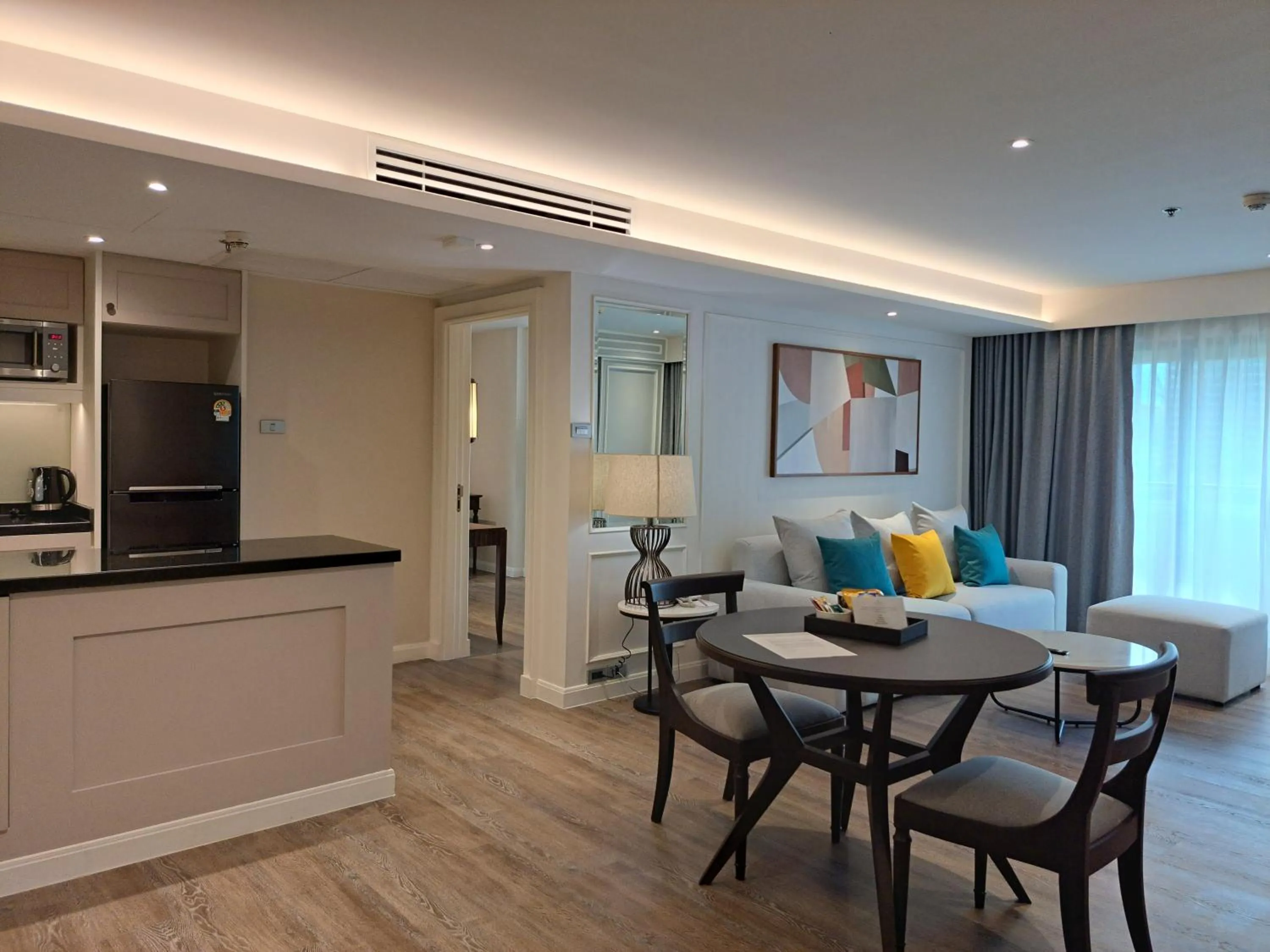 Living room in Bliston Suwan Park View