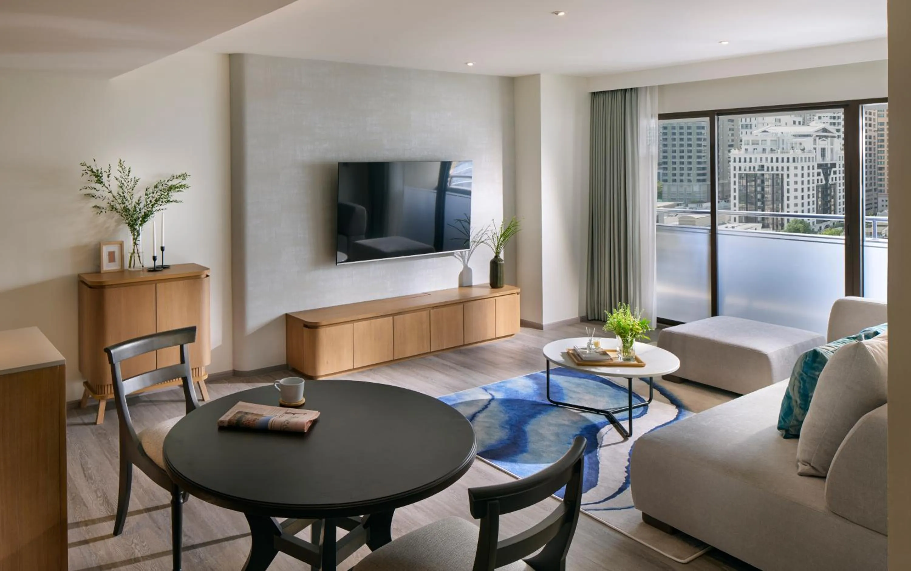 Living room in Bliston Suwan Park View