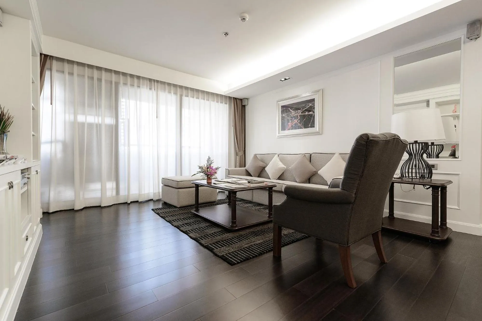 Living room in Bliston Suwan Park View