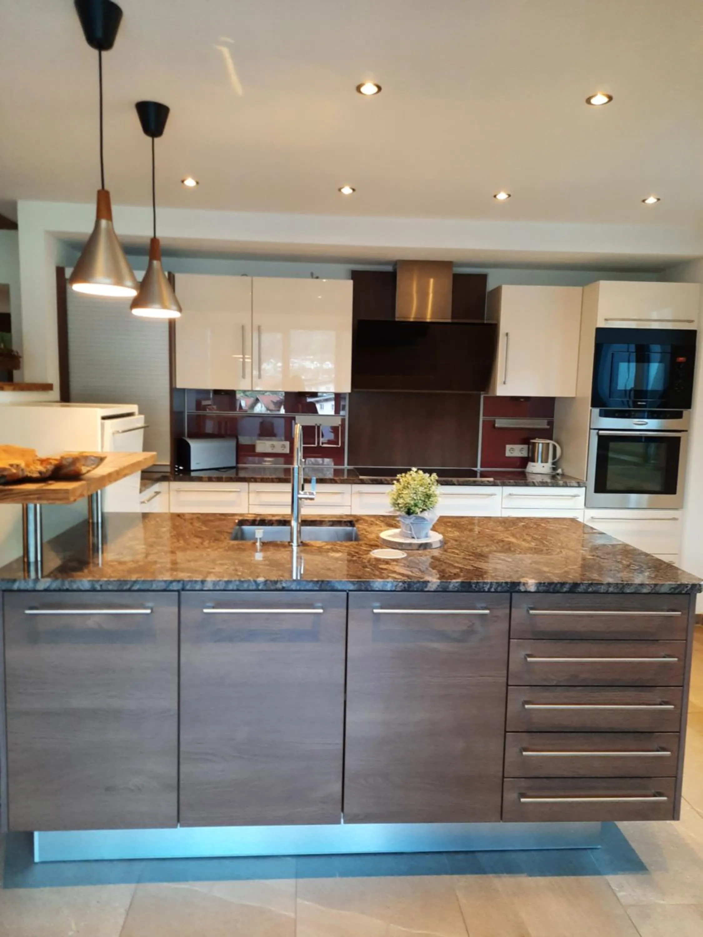 Kitchen or kitchenette in Inn-Apartments