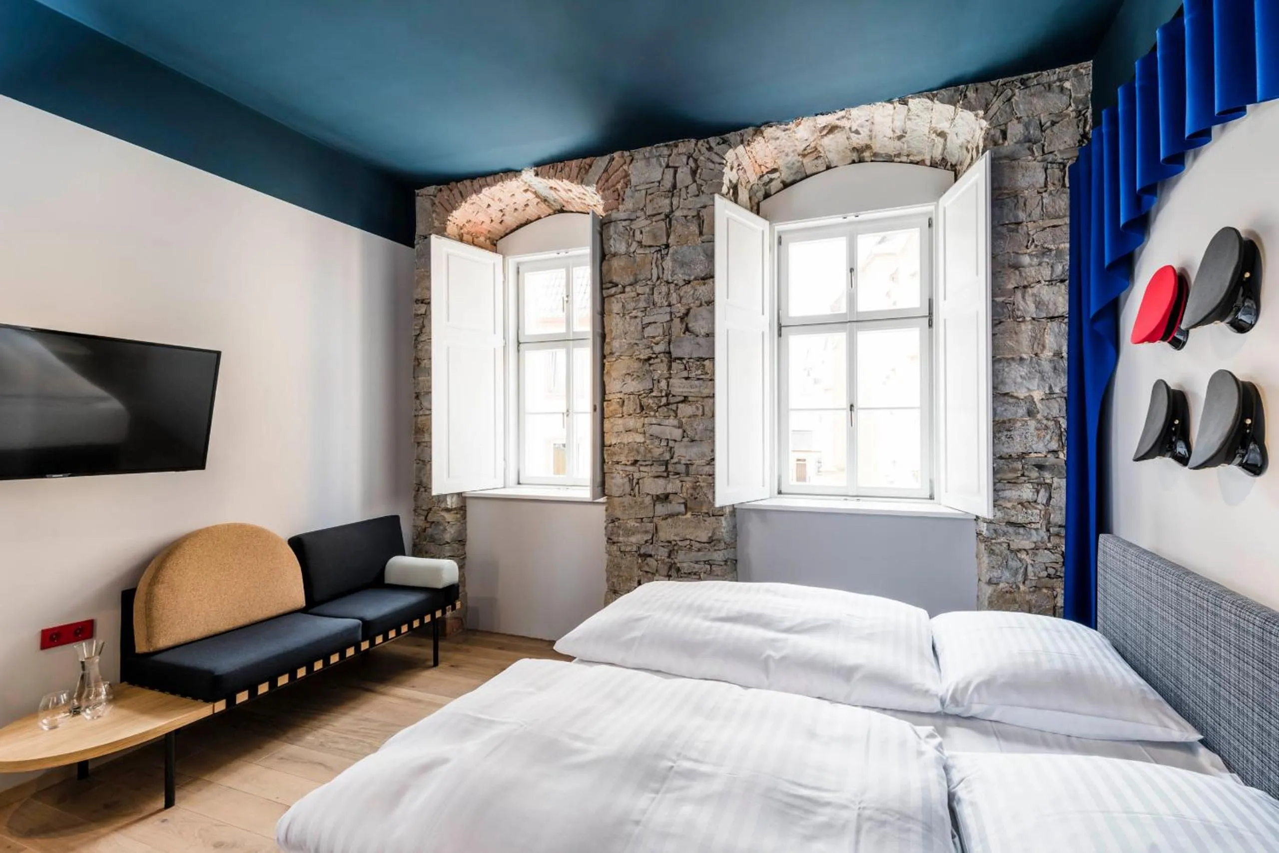 Decorative detail, Bed in Romantik Hotel Zur Schwane