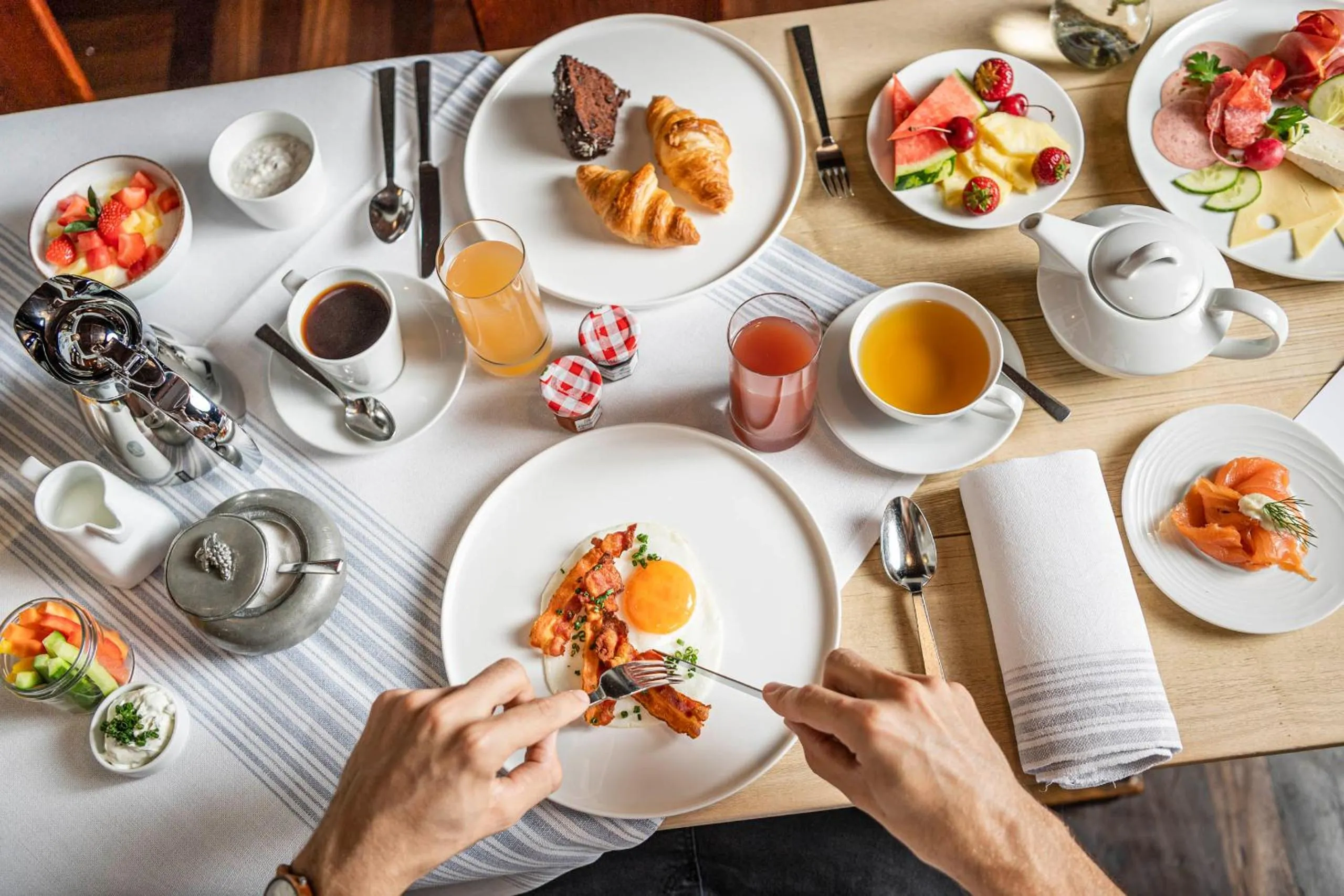 Breakfast in Romantik Hotel Zur Schwane